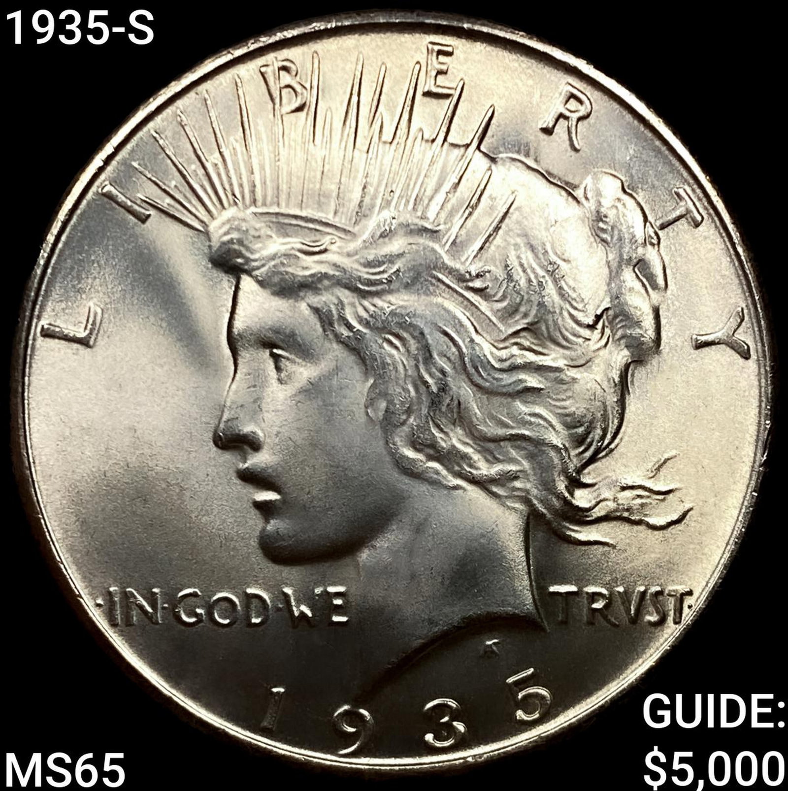1935-S Silver Peace Dollar (1 of 2)