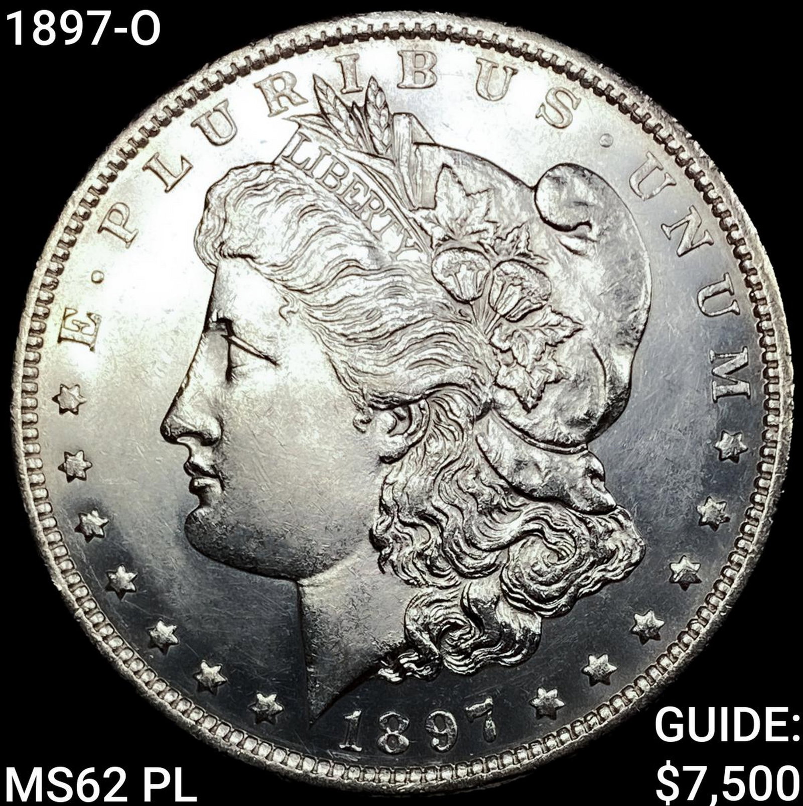 1897-O Morgan Silver Dollar: 1897-O Morgan Silver Dollar