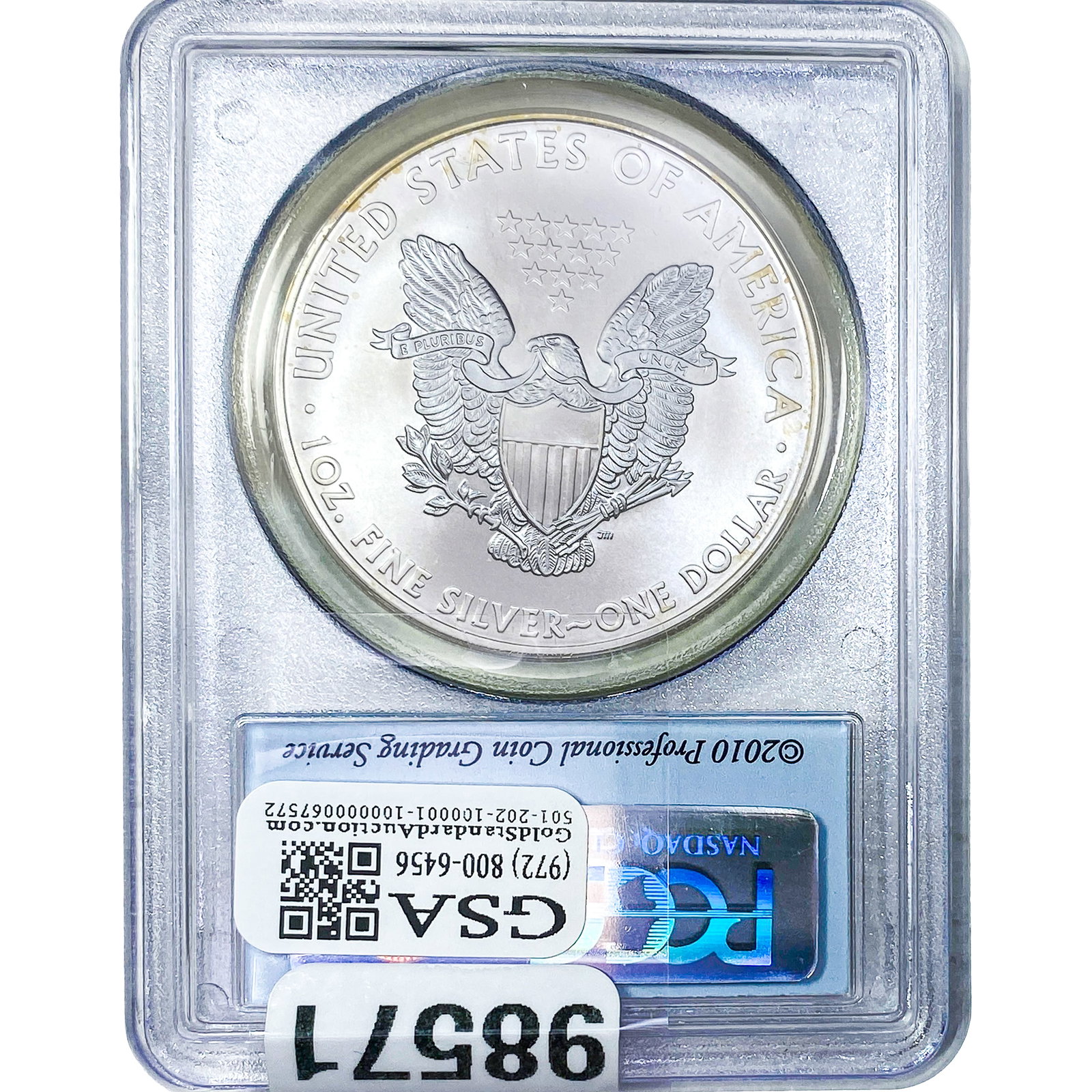 2010 Silver Eagle PCGS MS70 - 2