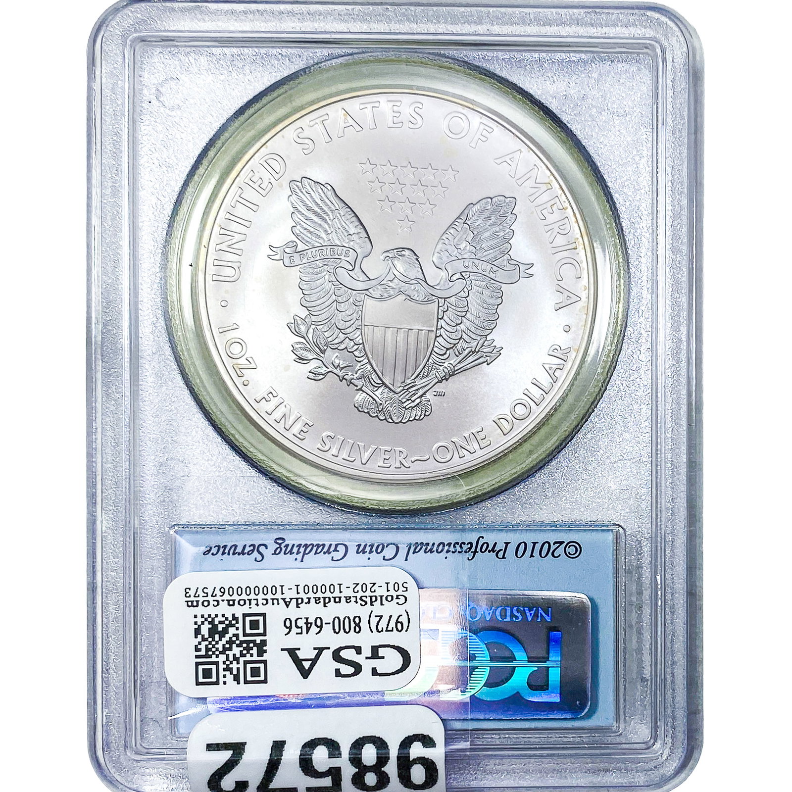 2010 Silver Eagle PCGS MS70 - 2