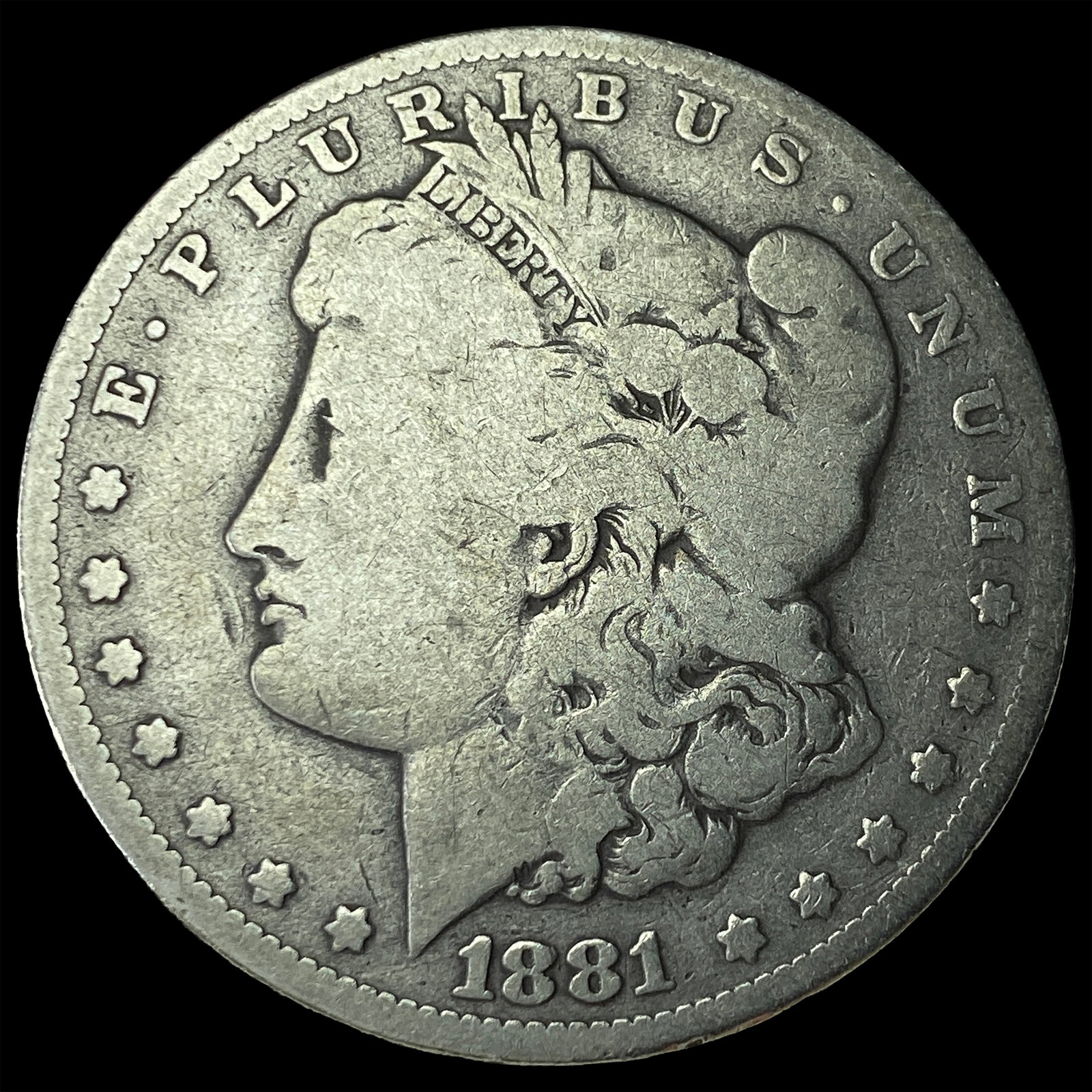 1881-O Silver Morgan Dollar LIGHTLY CIRCULATED: 1881-O Silver Morgan Dollar LIGHTLY CIRCULATED
