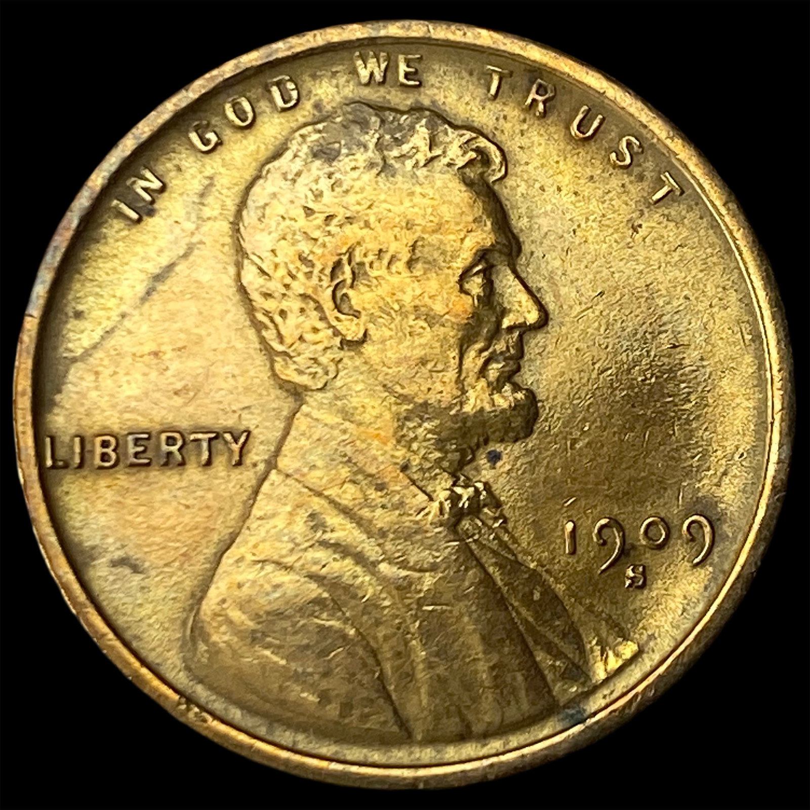 1909-S Lincoln Wheat Cent CHOICE BU (1 of 2)