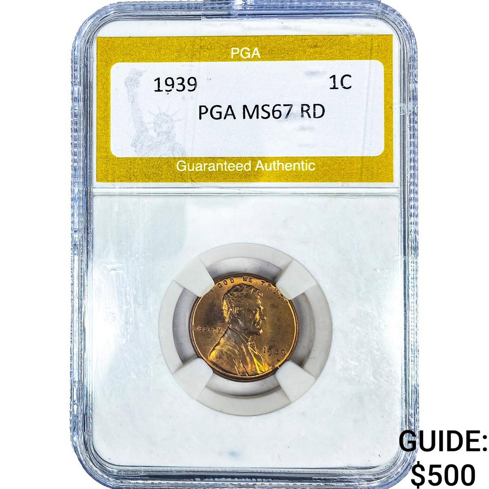 1939 Wheat Cent PGA MS67 RD (1 of 2)