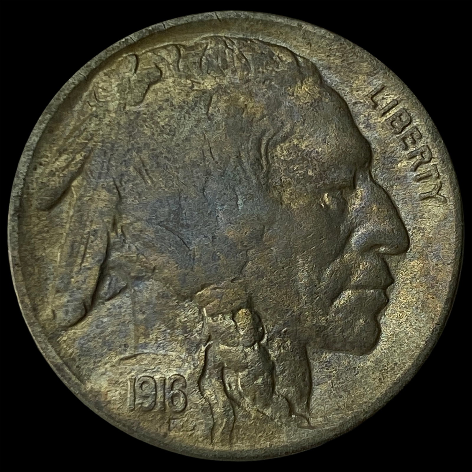1916 Buffalo Nickel NICELY CIRCULATED (1 of 2)
