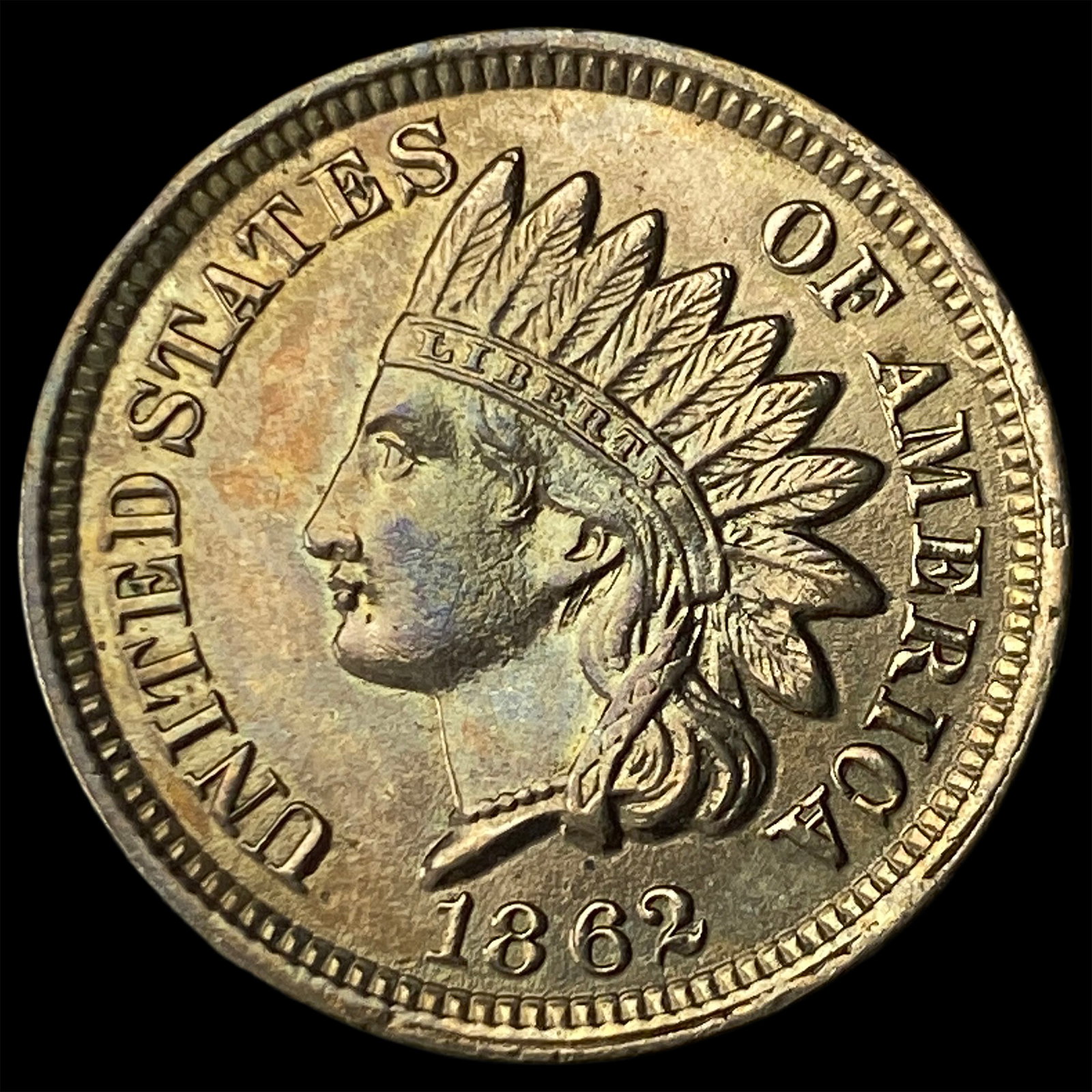 1862 Copper-Nickel Indian Head Cent UNCIRCULATED: 1862 Copper-Nickel Indian Head Cent UNCIRCULATED