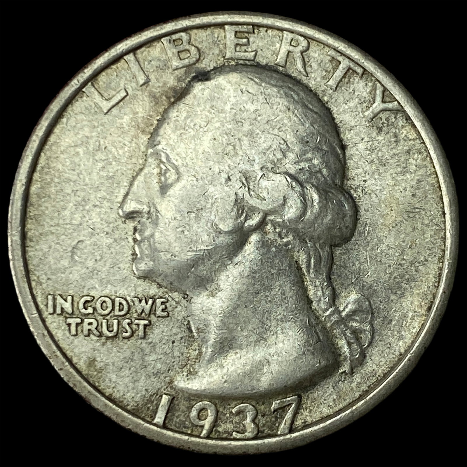 1937-S 1937-S Silver Washington Quarter UNCIRCULATED (1 of 2)