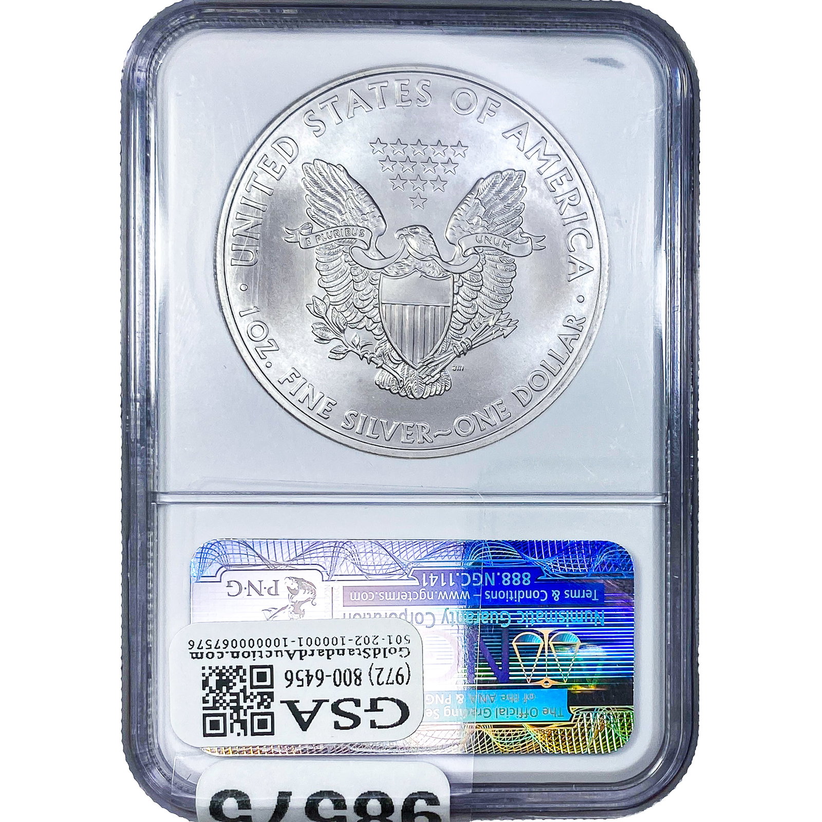 2010 Silver Eagle NGC MS70 - 2