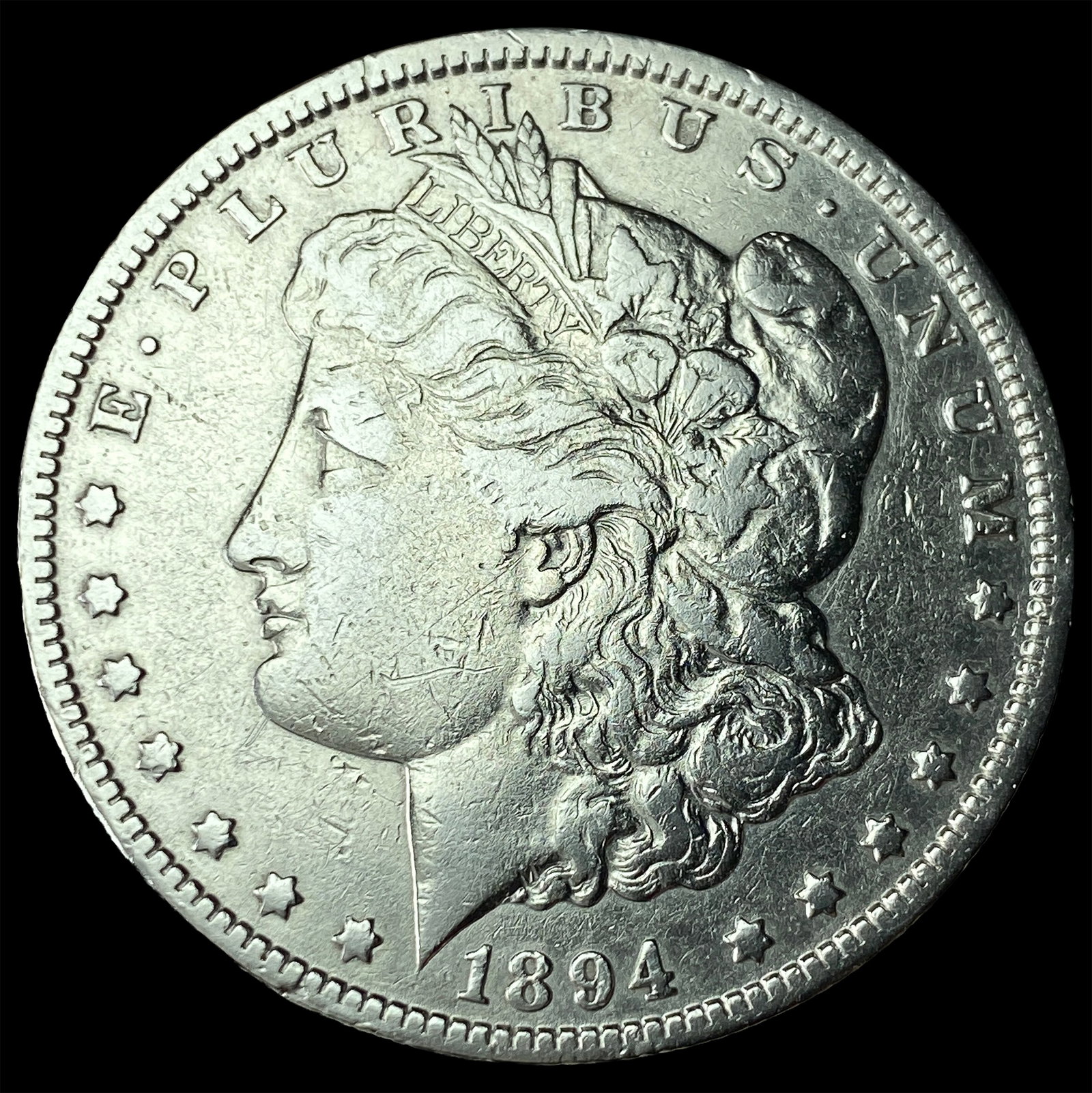 1894-O Silver Morgan Dollar NEARLY UNCIRCULATED (1 of 2)