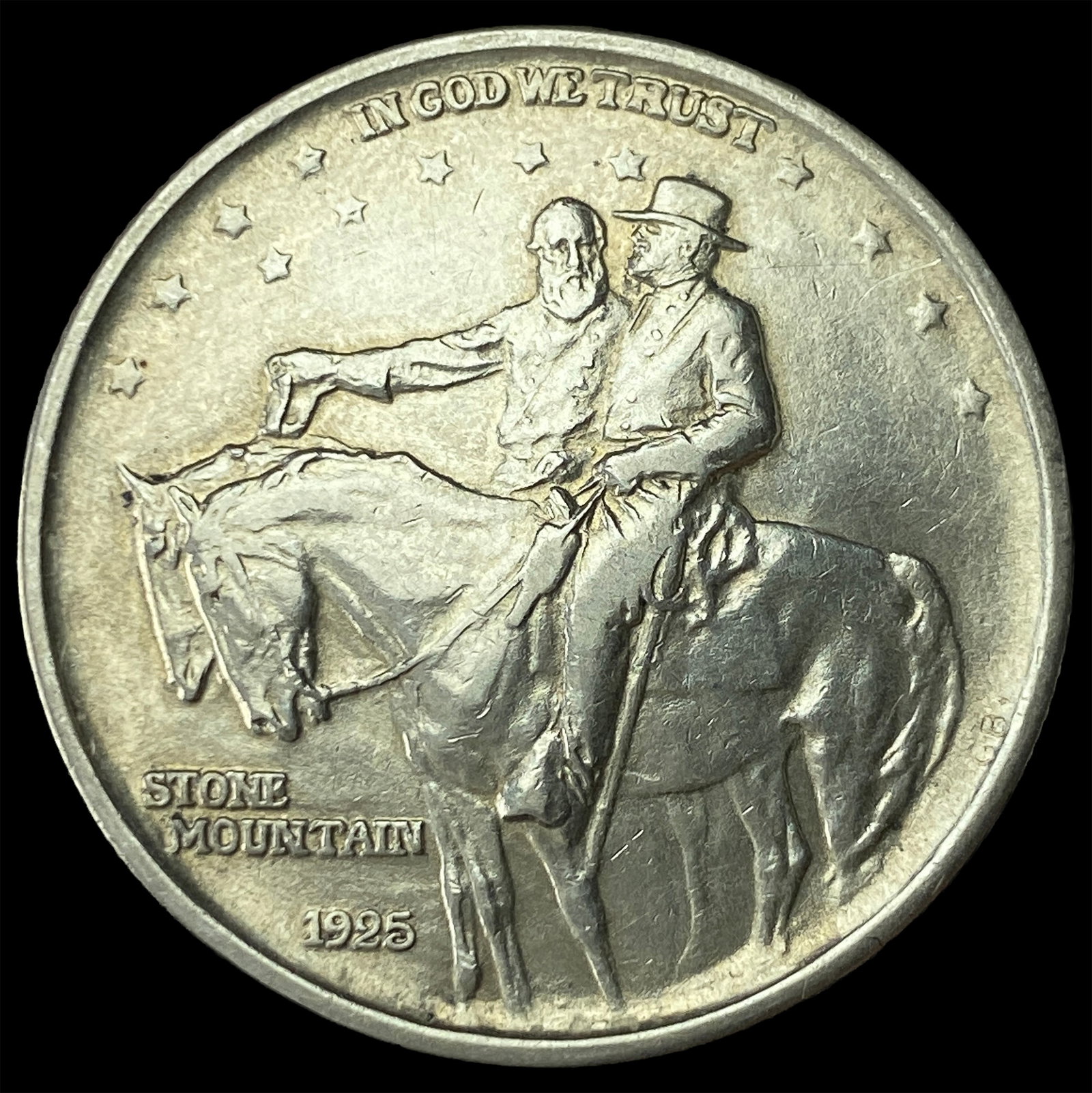 1925 Stone Mountain Silver Half Dollar GEM BU: 1925 Stone Mountain Silver Half Dollar GEM BU