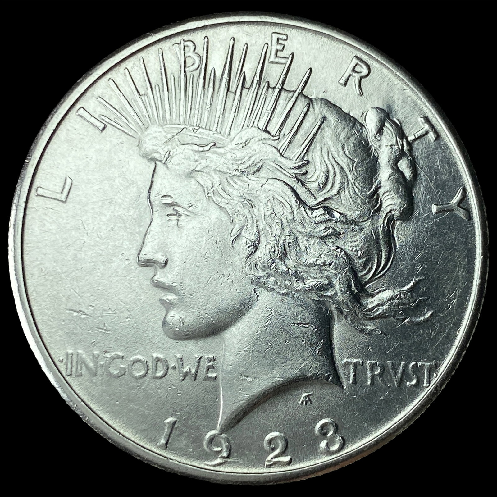 1923-S Silver Peace Dollar UNCIRCULATED: 1923-S Silver Peace Dollar UNCIRCULATED
