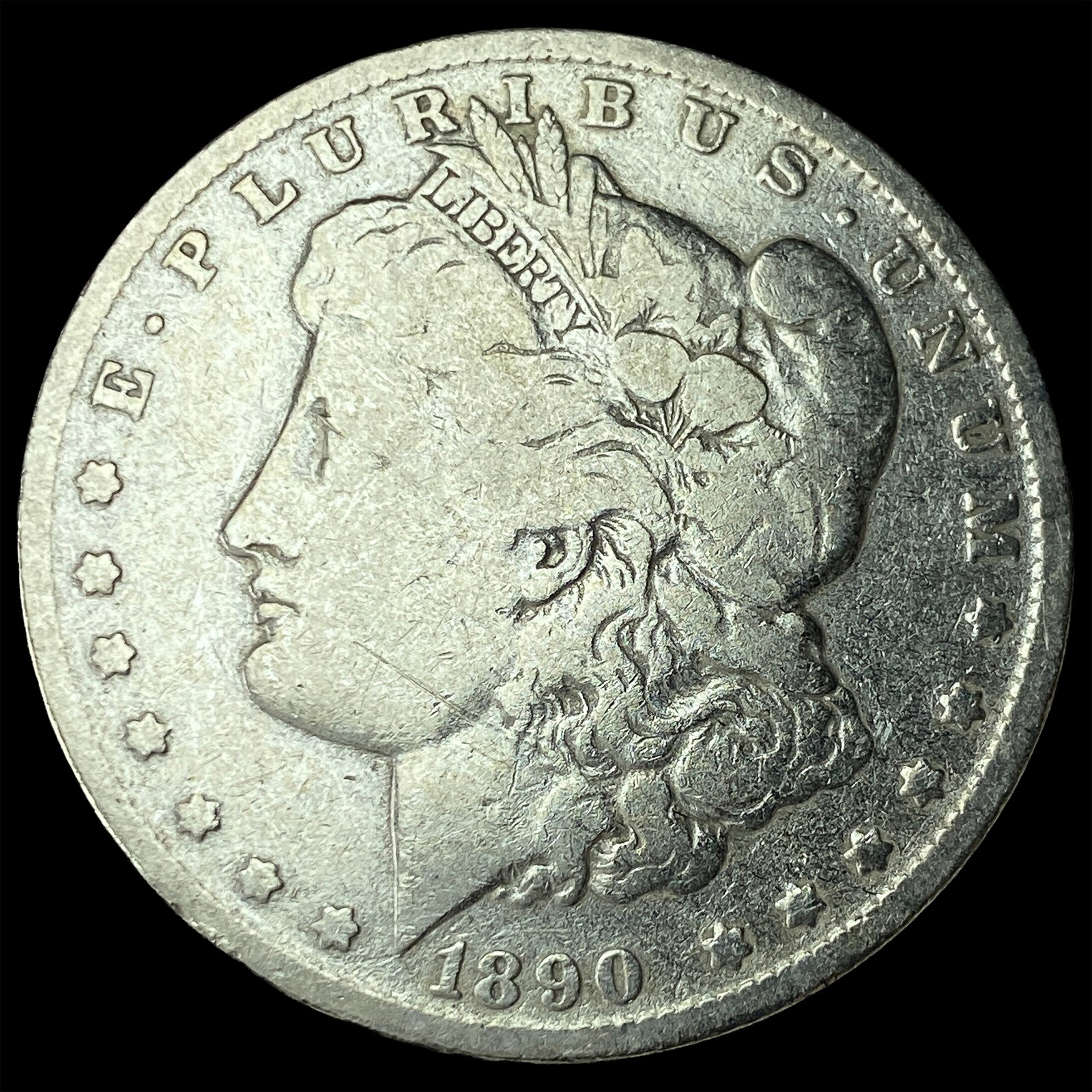 1890-O Silver Morgan Dollar LIGHTLY CIRCULATED: 1890-O Silver Morgan Dollar LIGHTLY CIRCULATED