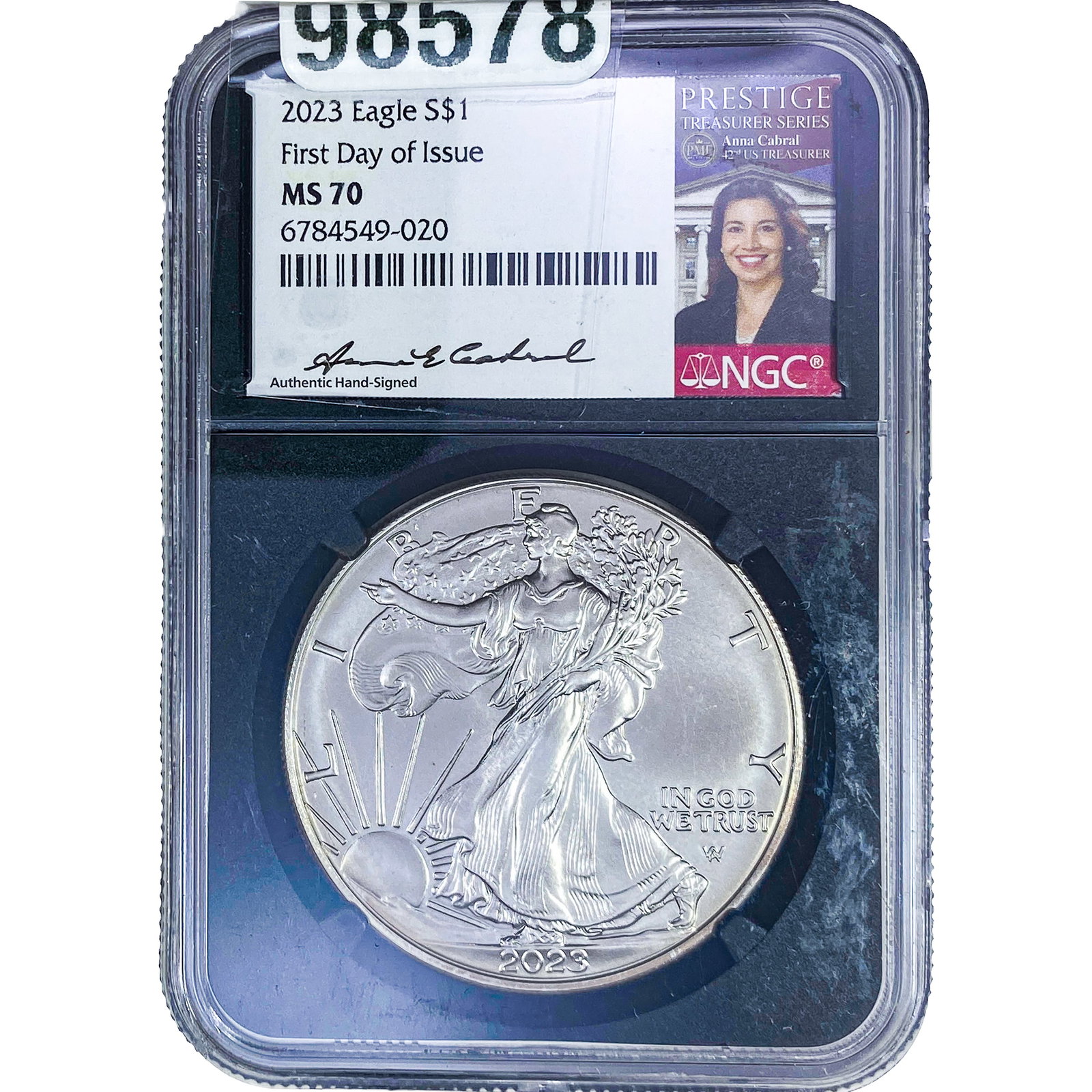 2023 Silver Eagle NGC MS70: 2023 Silver Eagle NGC MS70