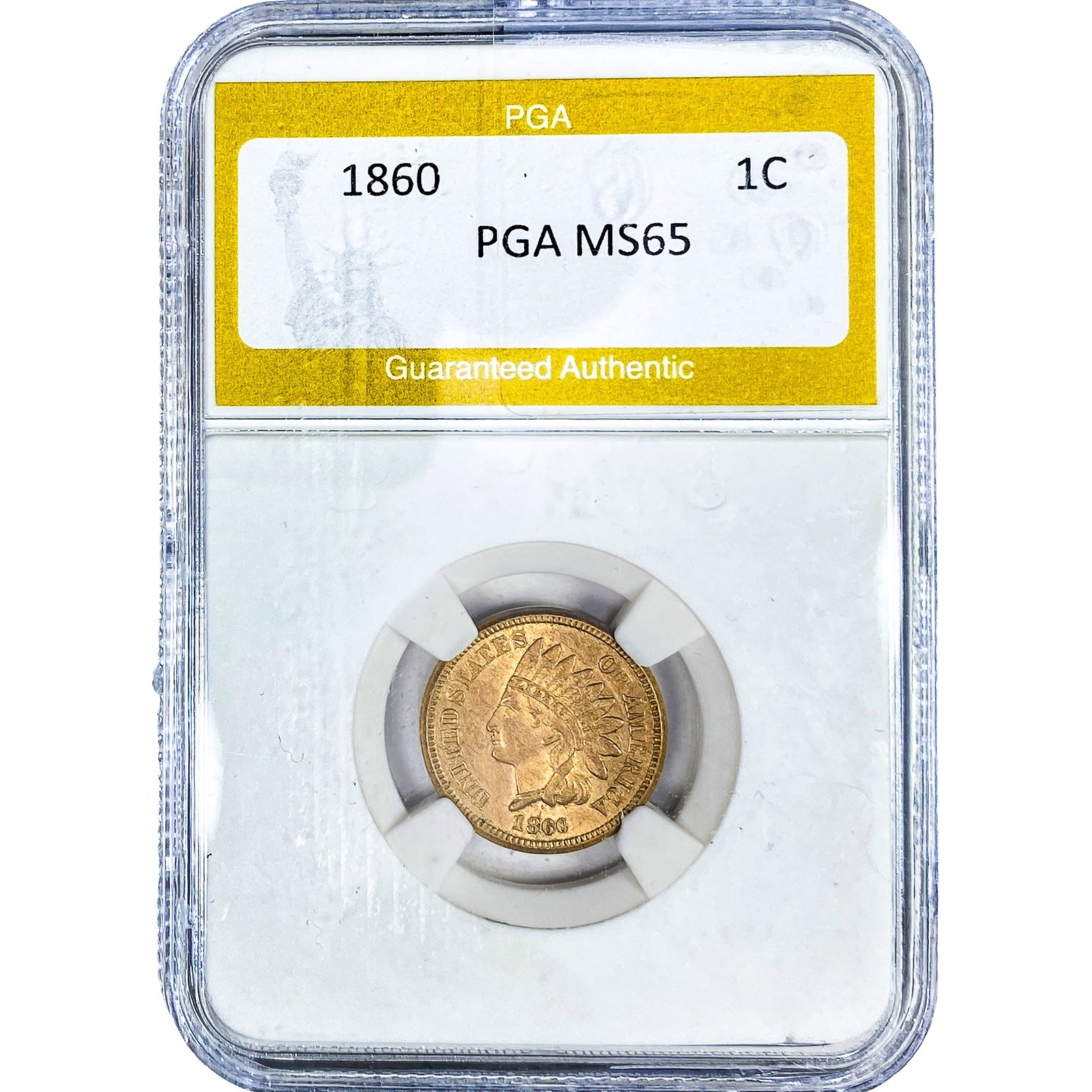 1860 Indian Head Cent PGA MS65: 1860 Indian Head Cent PGA MS65
