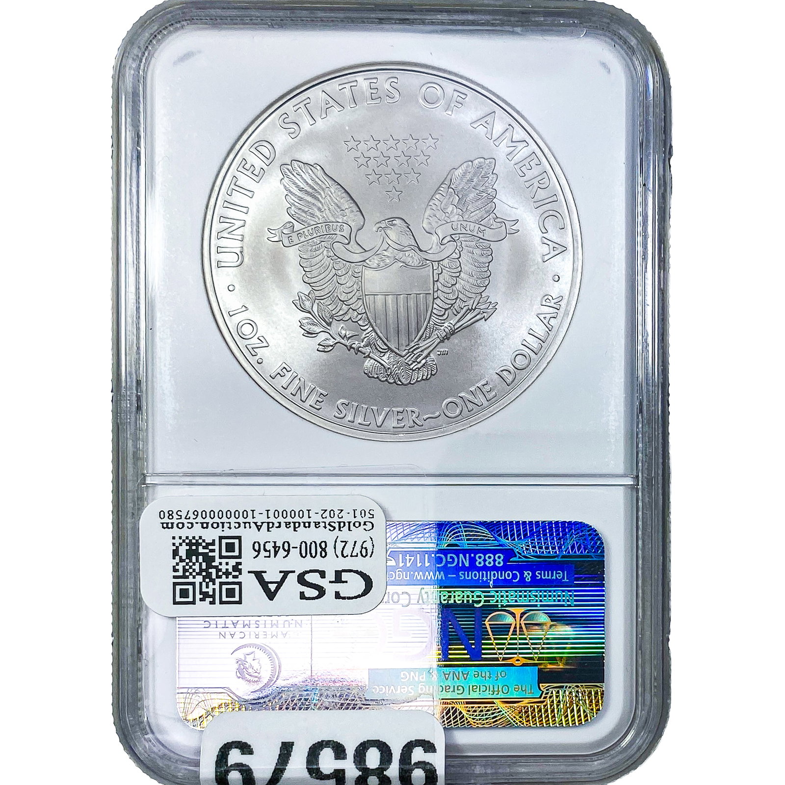 2010 Silver Eagle NGC MS70 - 2
