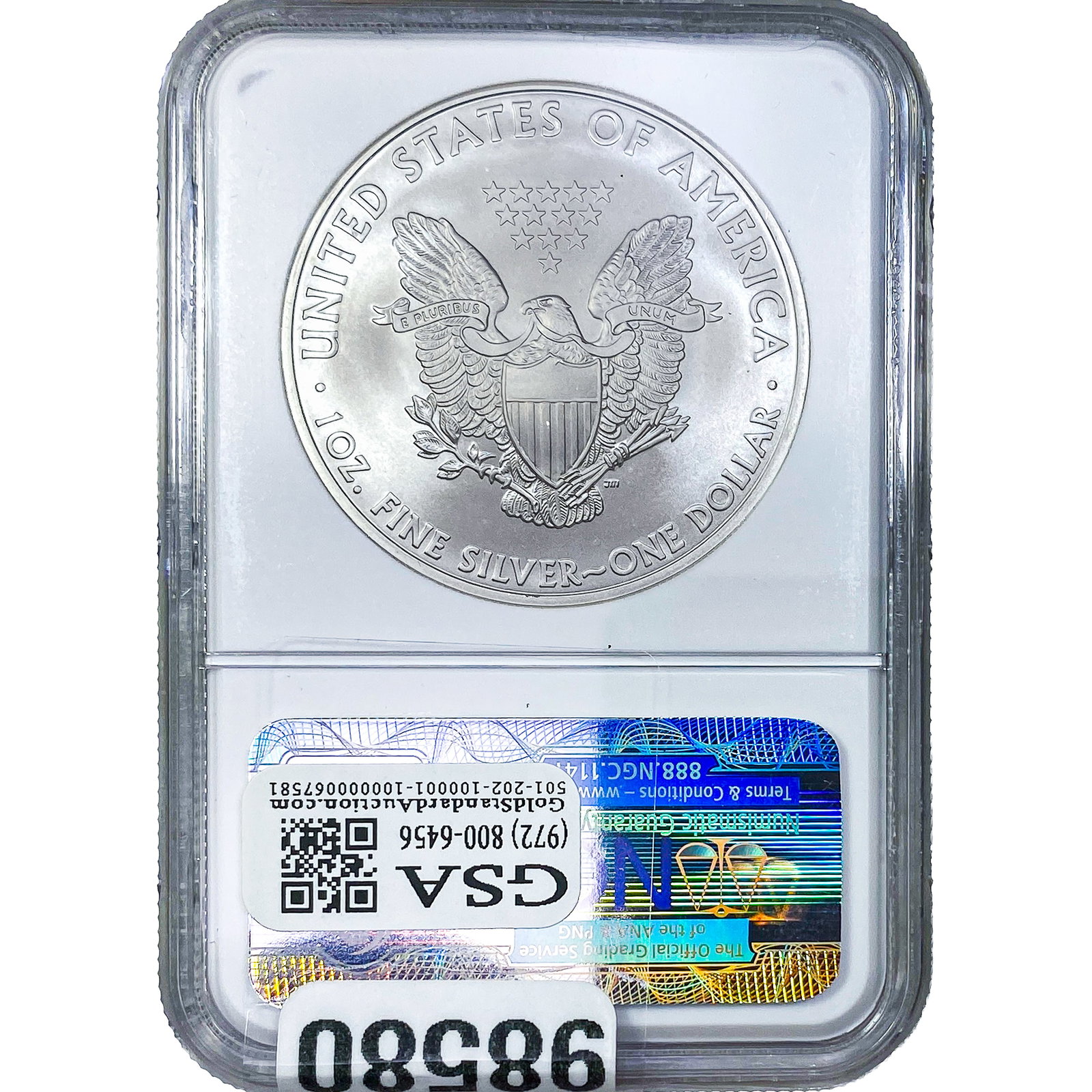 2010 Silver Eagle NGC MS70 - 2