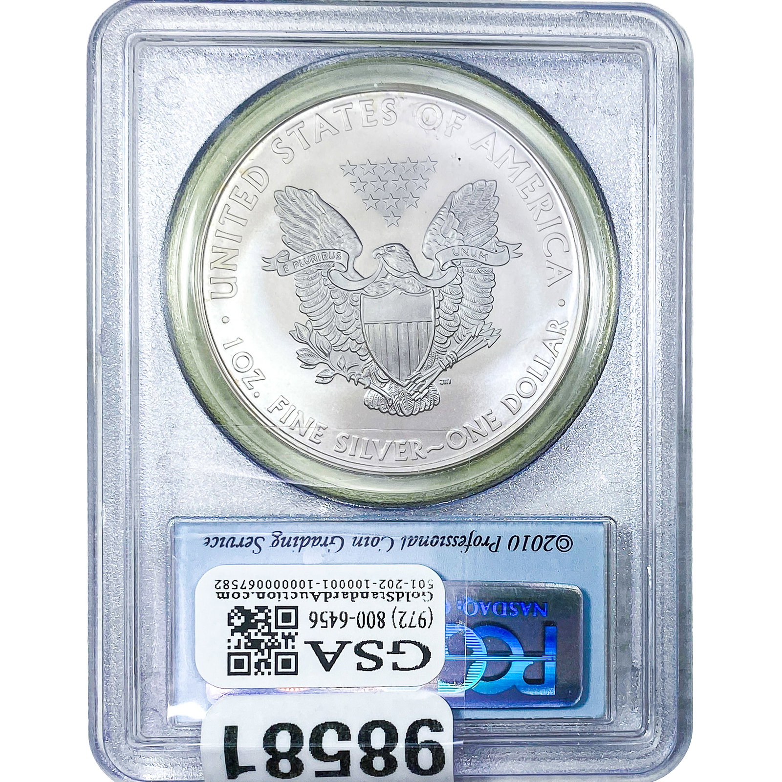 2010 Silver Eagle PCGS MS70 - 2