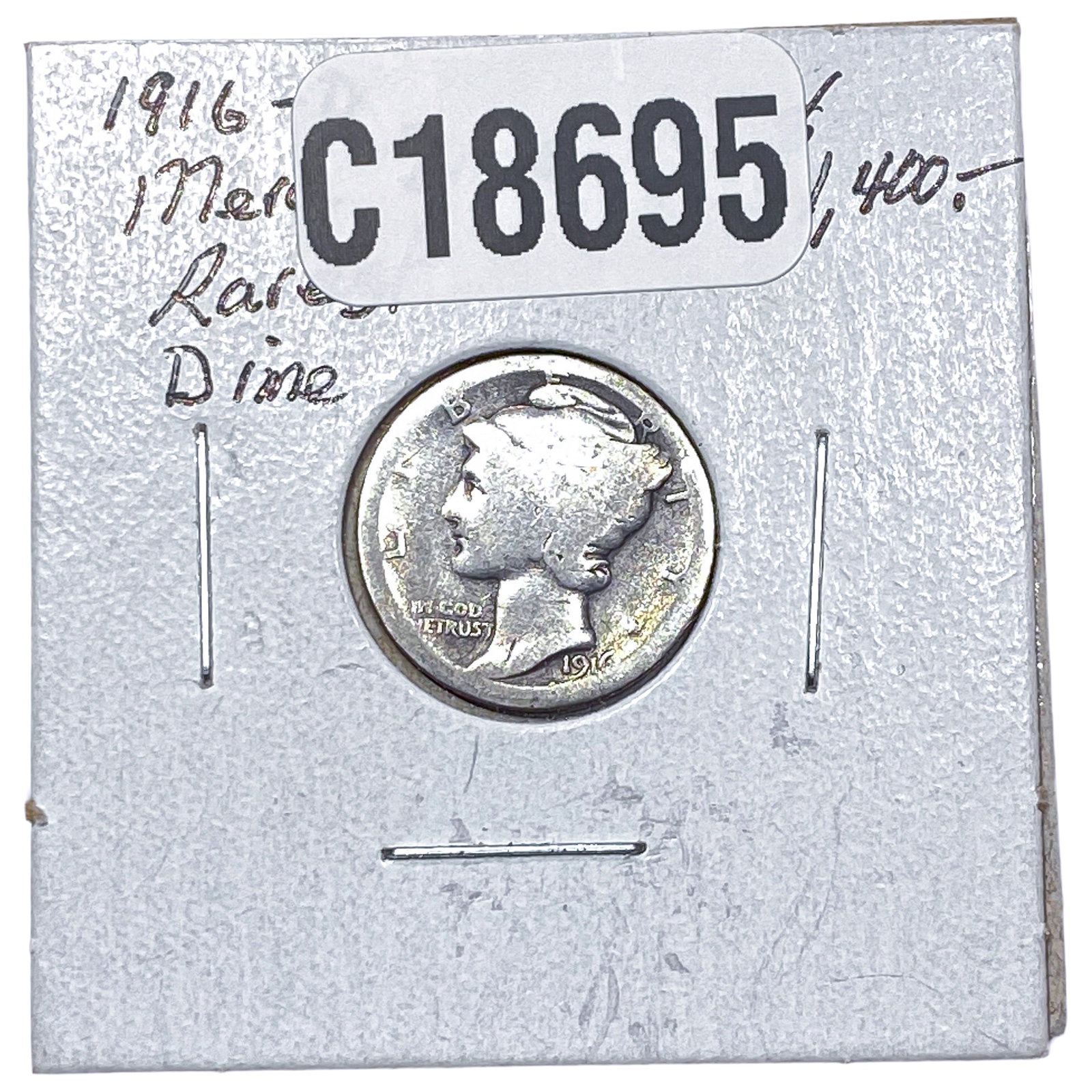 1916-D Mercury Silver Dime (1 of 2)