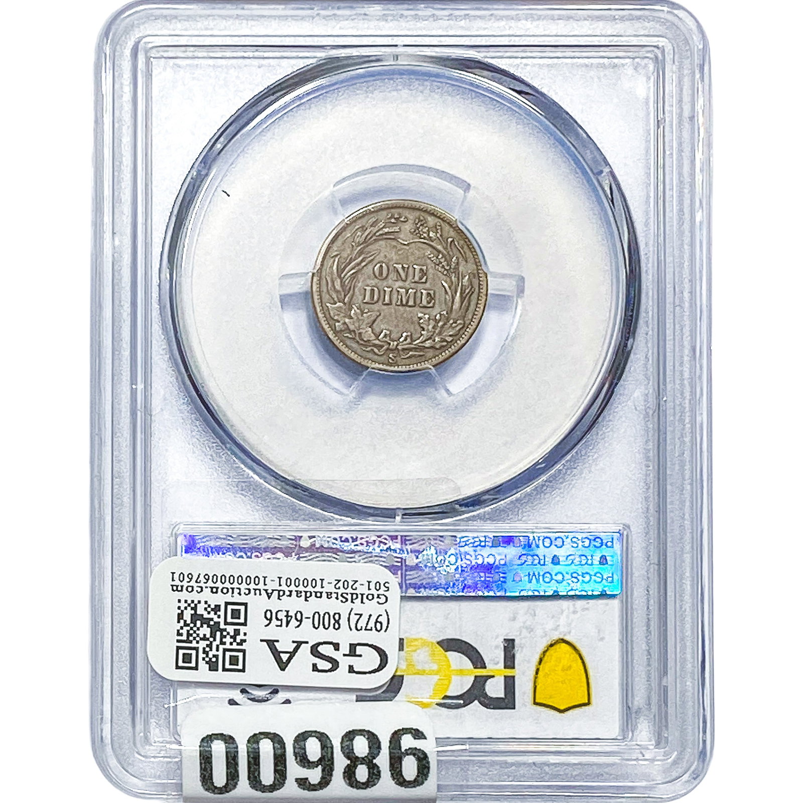 1905-S Barber Dime PCGS XF45 - 2