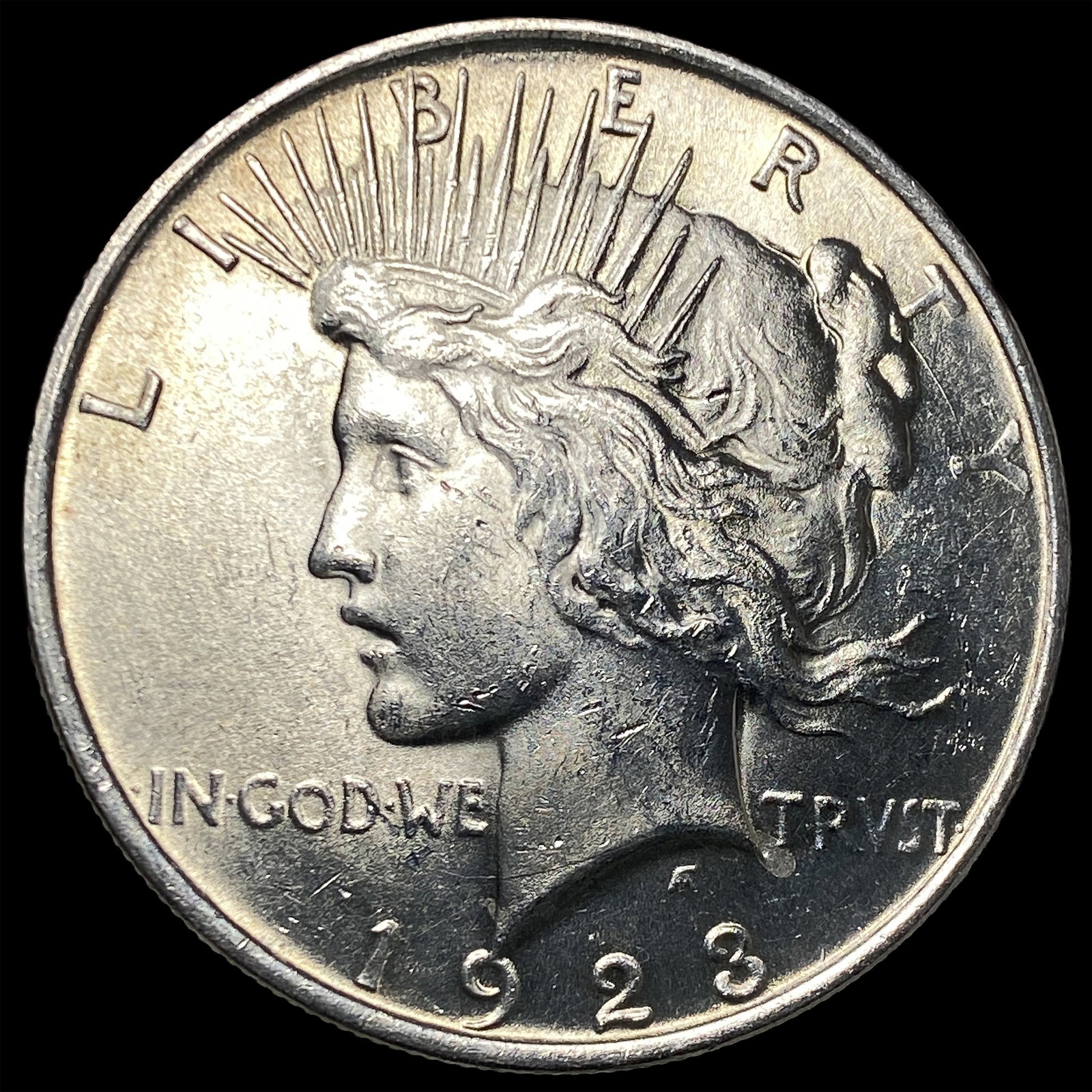 1923 Silver Peace Dollar GEM BU: 1923 Silver Peace Dollar GEM BU