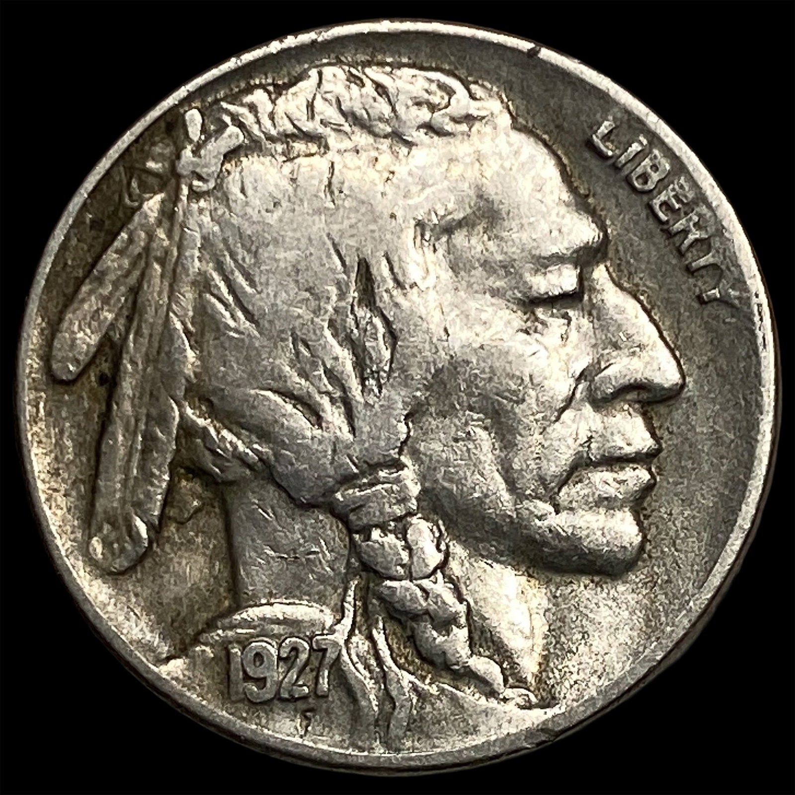 1927-S Buffalo Nickel NEARLY UNCIRCULATED: 1927-S Buffalo Nickel NEARLY UNCIRCULATED