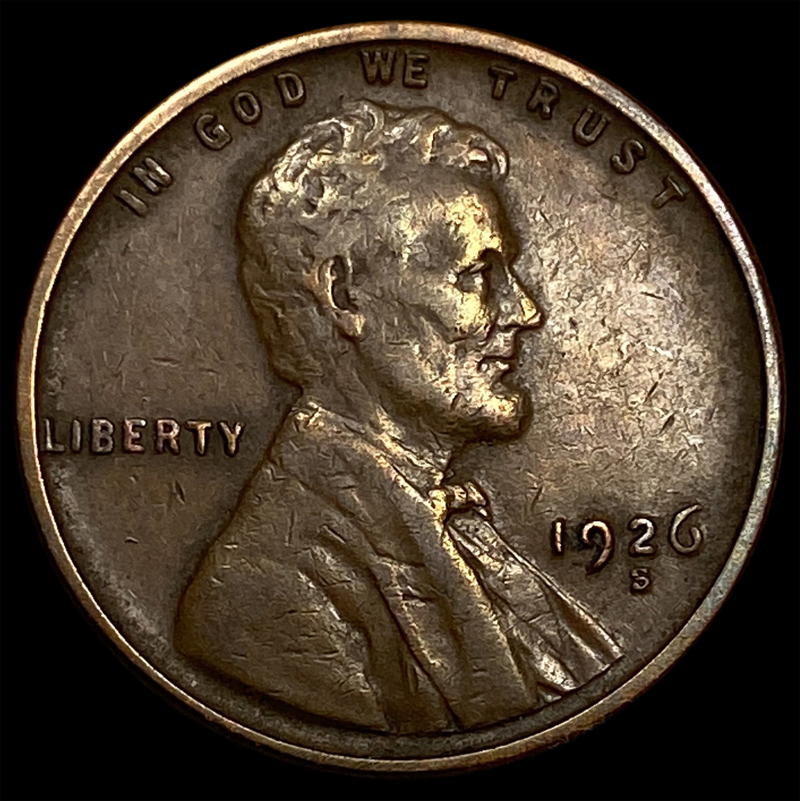 1926-S Lincoln Wheat Cent UNCIRCULATED (1 of 2)