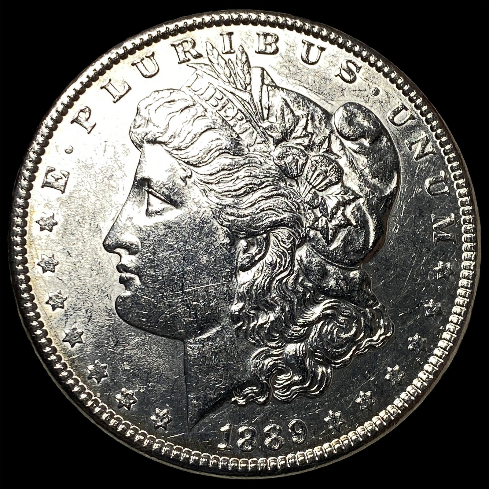 1889 Morgan Silver Dollar UNCIRCULATED: 1889 Morgan Silver Dollar UNCIRCULATED
