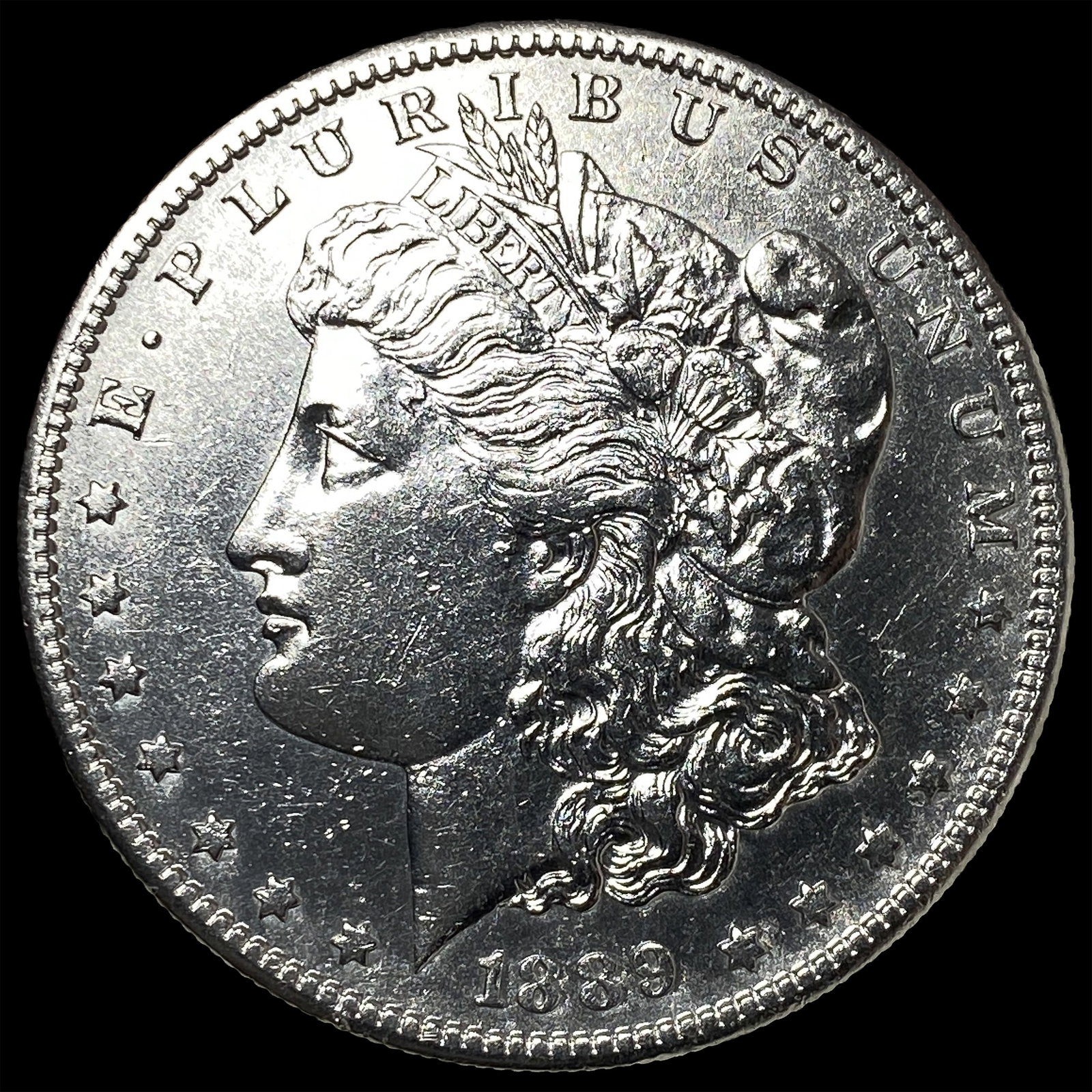 1889 Morgan Silver Dollar UNCIRCULATED: 1889 Morgan Silver Dollar UNCIRCULATED