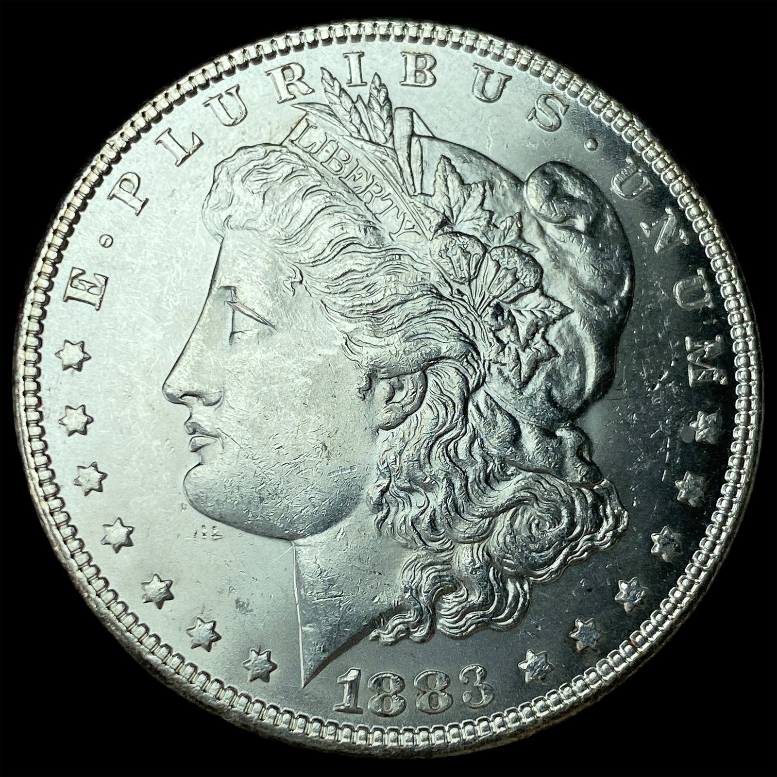 1883 Silver Morgan Dollar CHOICE BU: 1883 Silver Morgan Dollar CHOICE BU