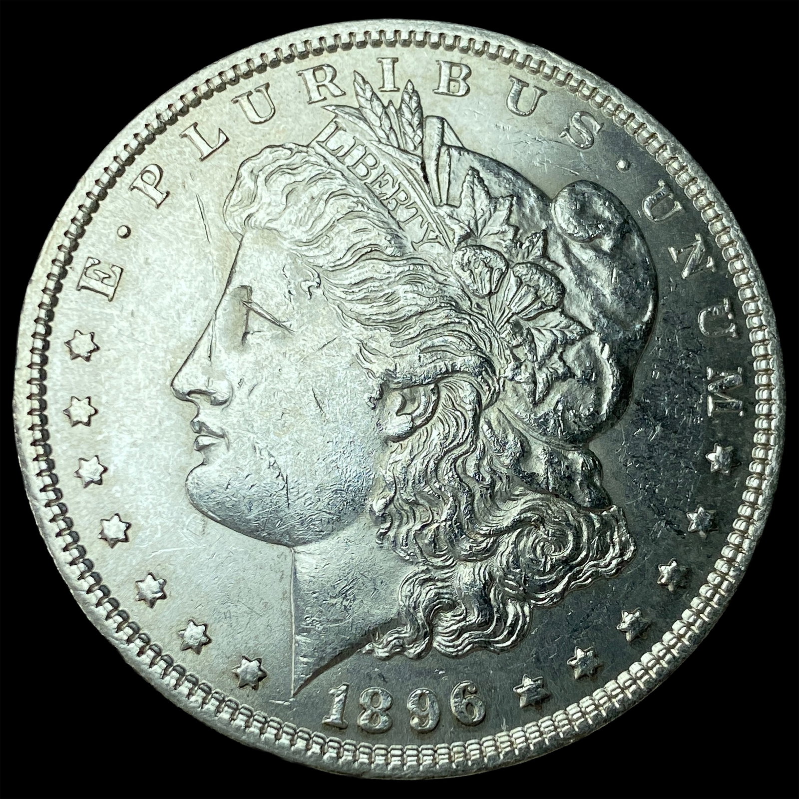 1896 Morgan Silver Dollar UNCIRCULATED: 1896 Morgan Silver Dollar UNCIRCULATED