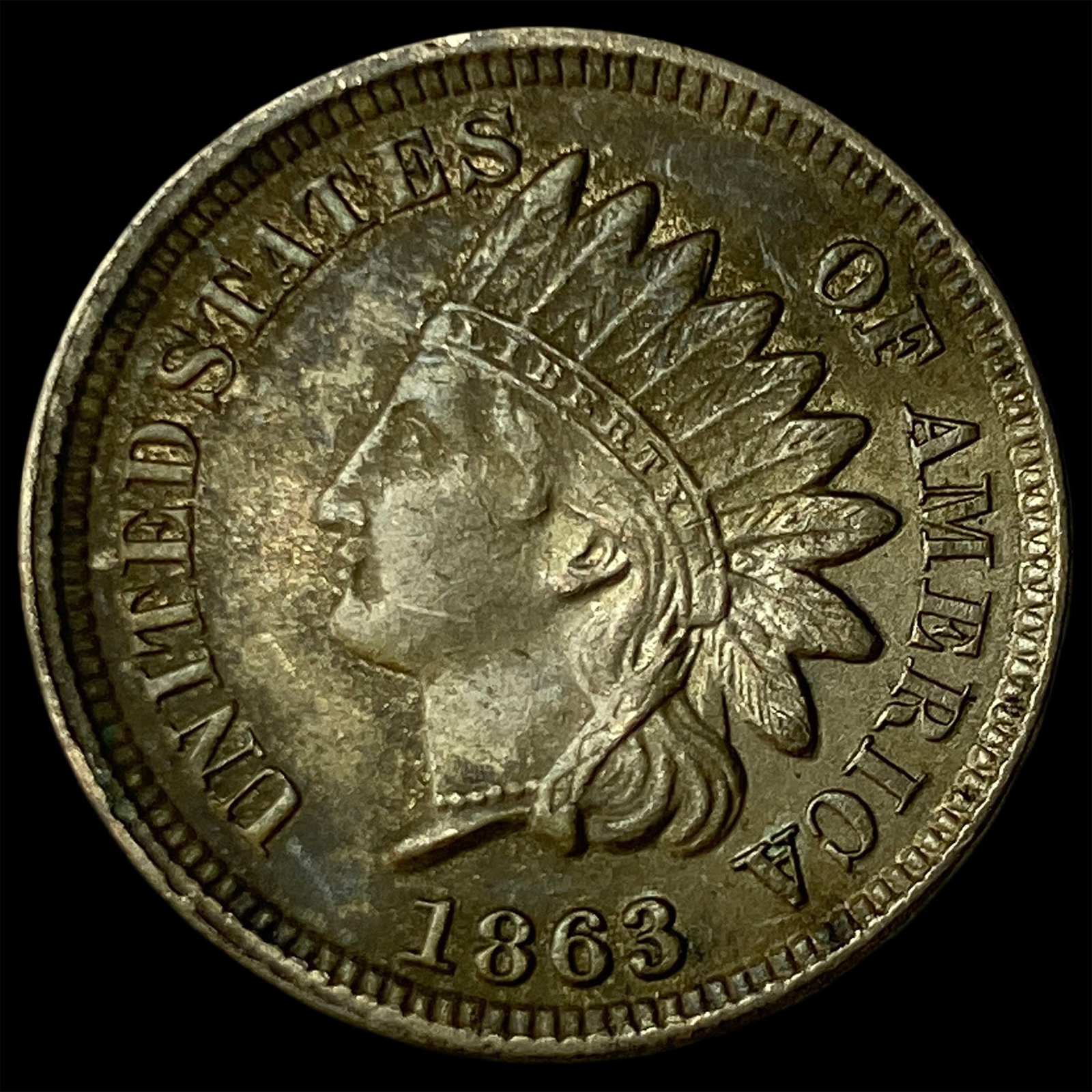 1863 Copper-Nickel Indian Head Cent UNCIRCULATED: 1863 Copper-Nickel Indian Head Cent UNCIRCULATED
