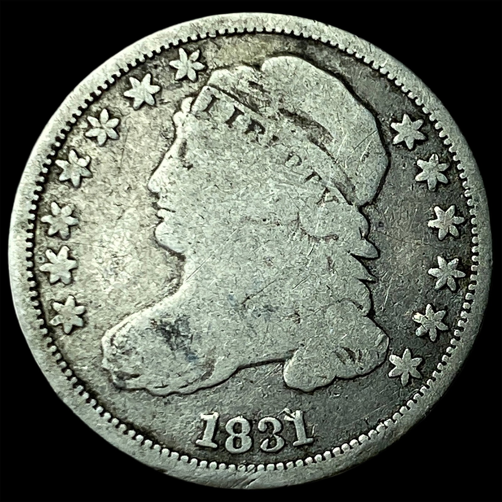 1831 Capped Bust Dime LIGHTLY CIRCULATED: 1831 Capped Bust Dime LIGHTLY CIRCULATED