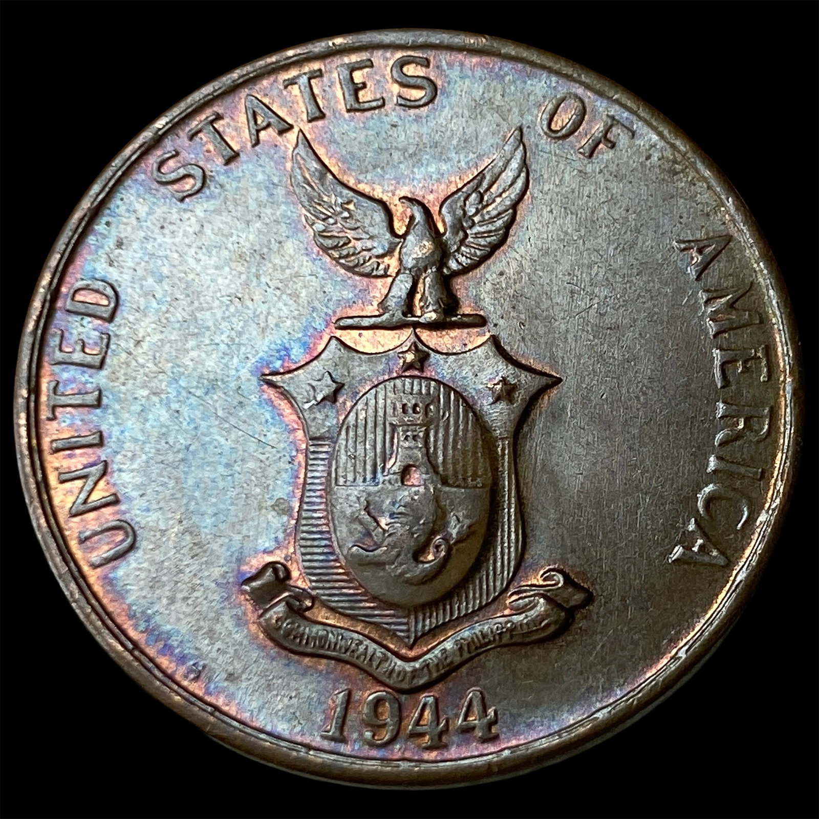 1944 Philippines Bronze One Centavo UNCIRCULATED (1 of 2)