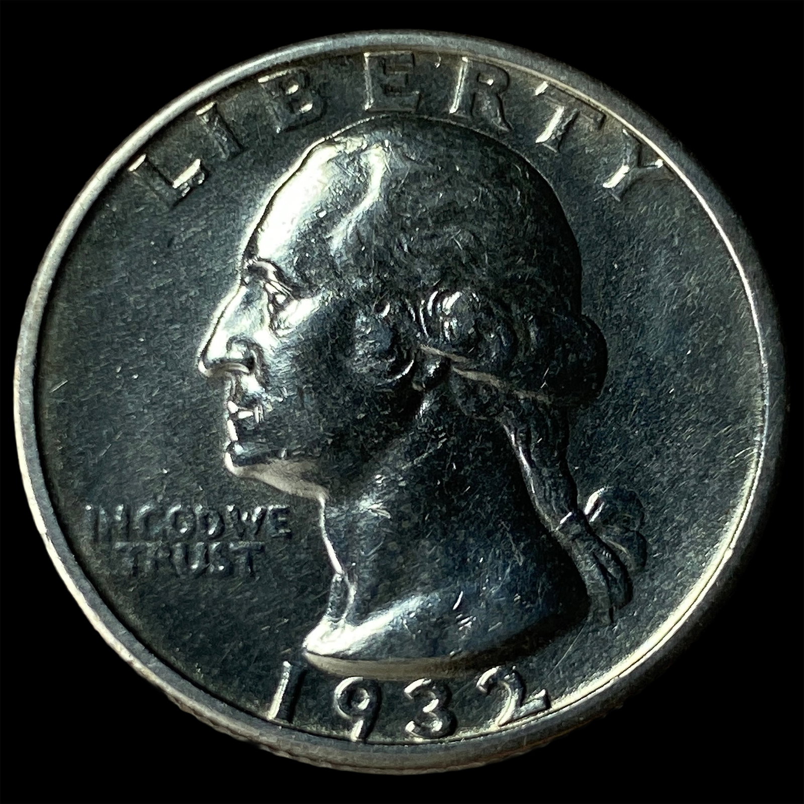 1932-D Silver Washington Quarter CHOICE BU (1 of 2)