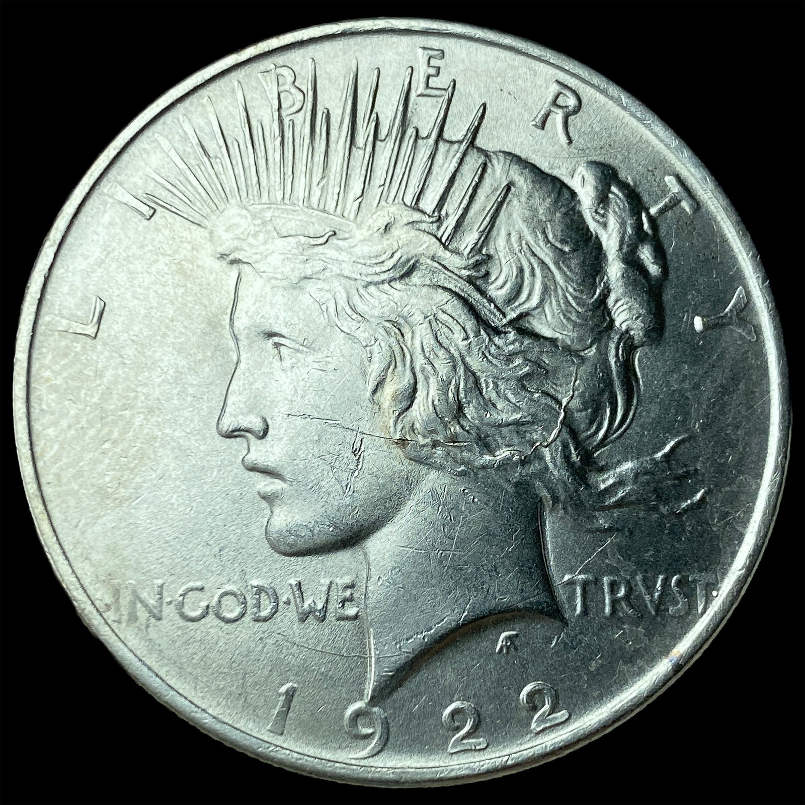 1922 Silver Peace Dollar UNCIRCULATED: 1922 Silver Peace Dollar UNCIRCULATED