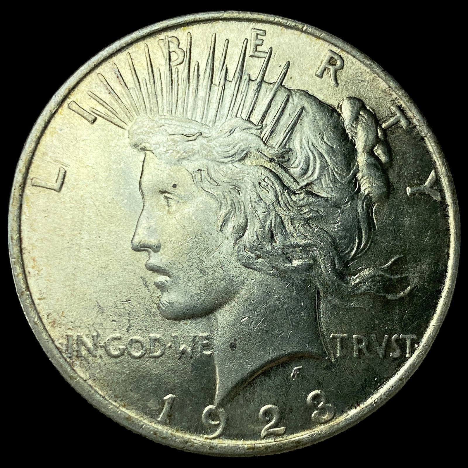 1923 Peace Silver Dollar GEM BU: 1923 Peace Silver Dollar GEM BU