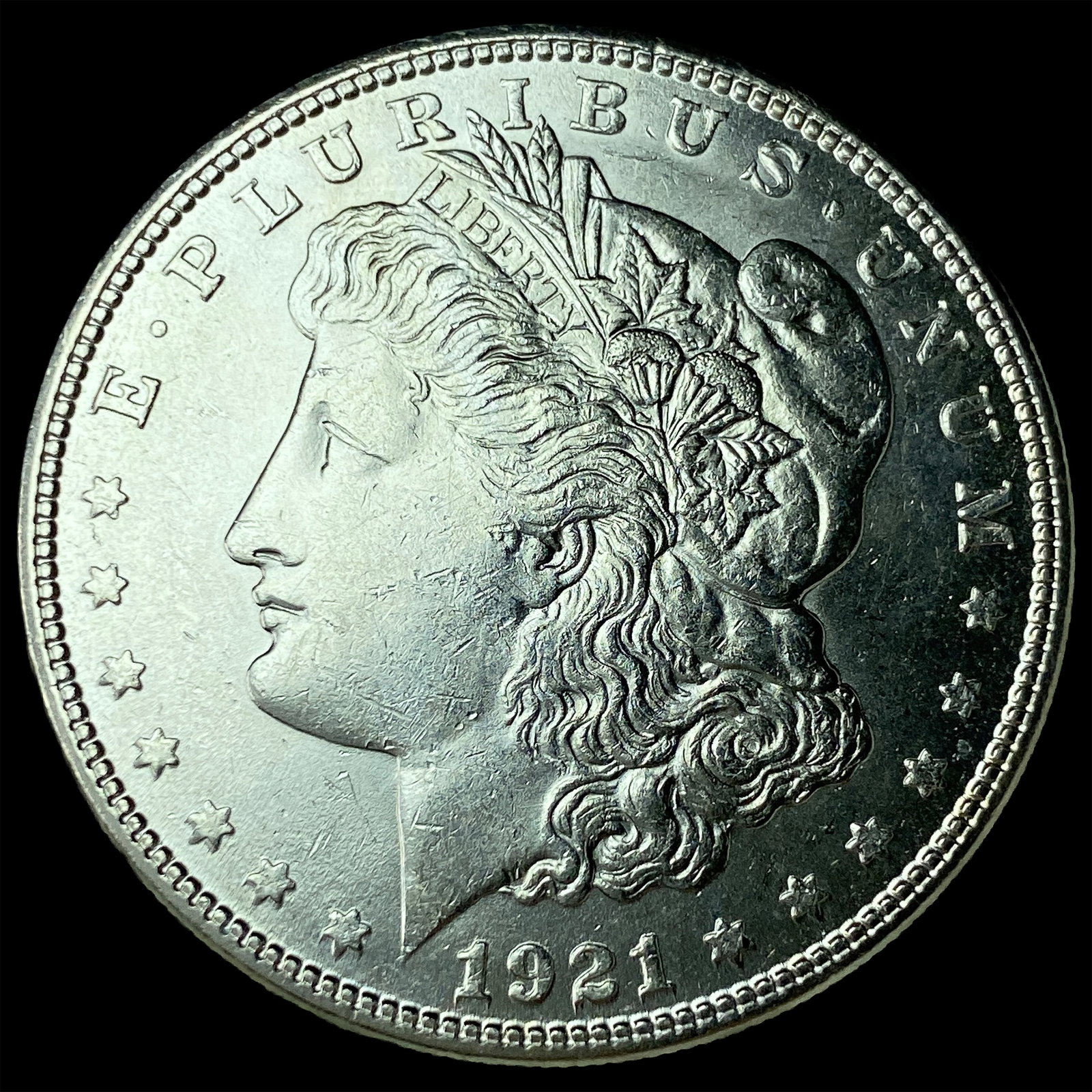 1921-S Silver Morgan Dollar UNCIRCULATED: 1921-S Silver Morgan Dollar UNCIRCULATED