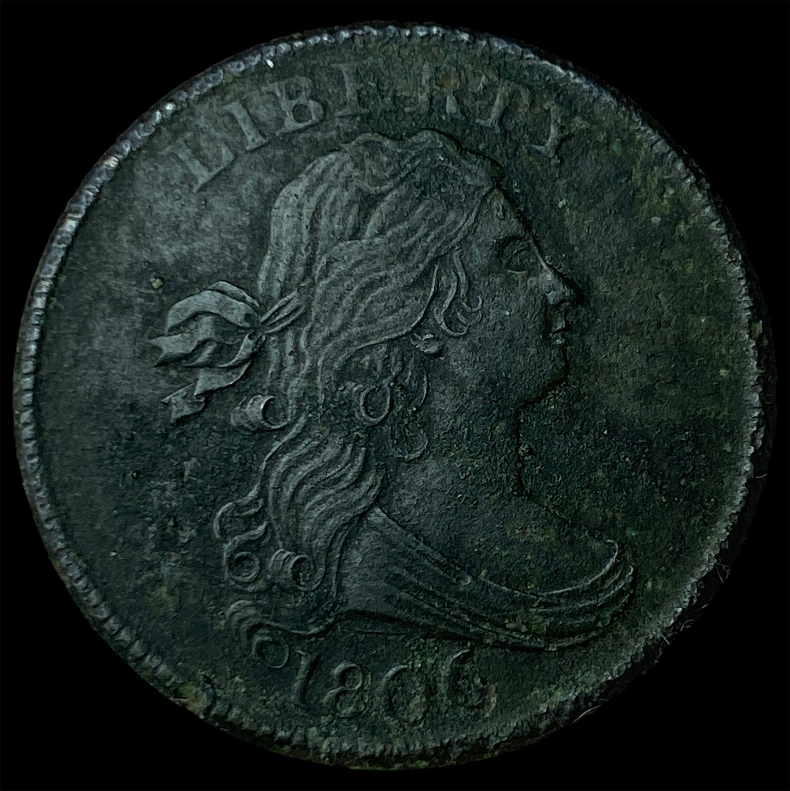 1809 Classic Head Half Cent NEARLY UNCIRCULATED: 1809 Classic Head Half Cent NEARLY UNCIRCULATED
