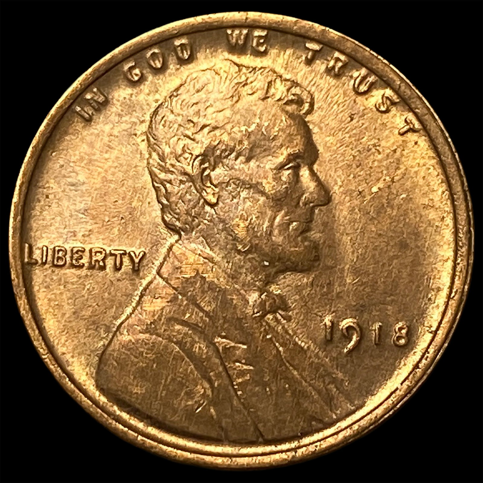 1918 RD Lincoln Wheat Cent UNCIRCULATED: 1918 RD Lincoln Wheat Cent UNCIRCULATED