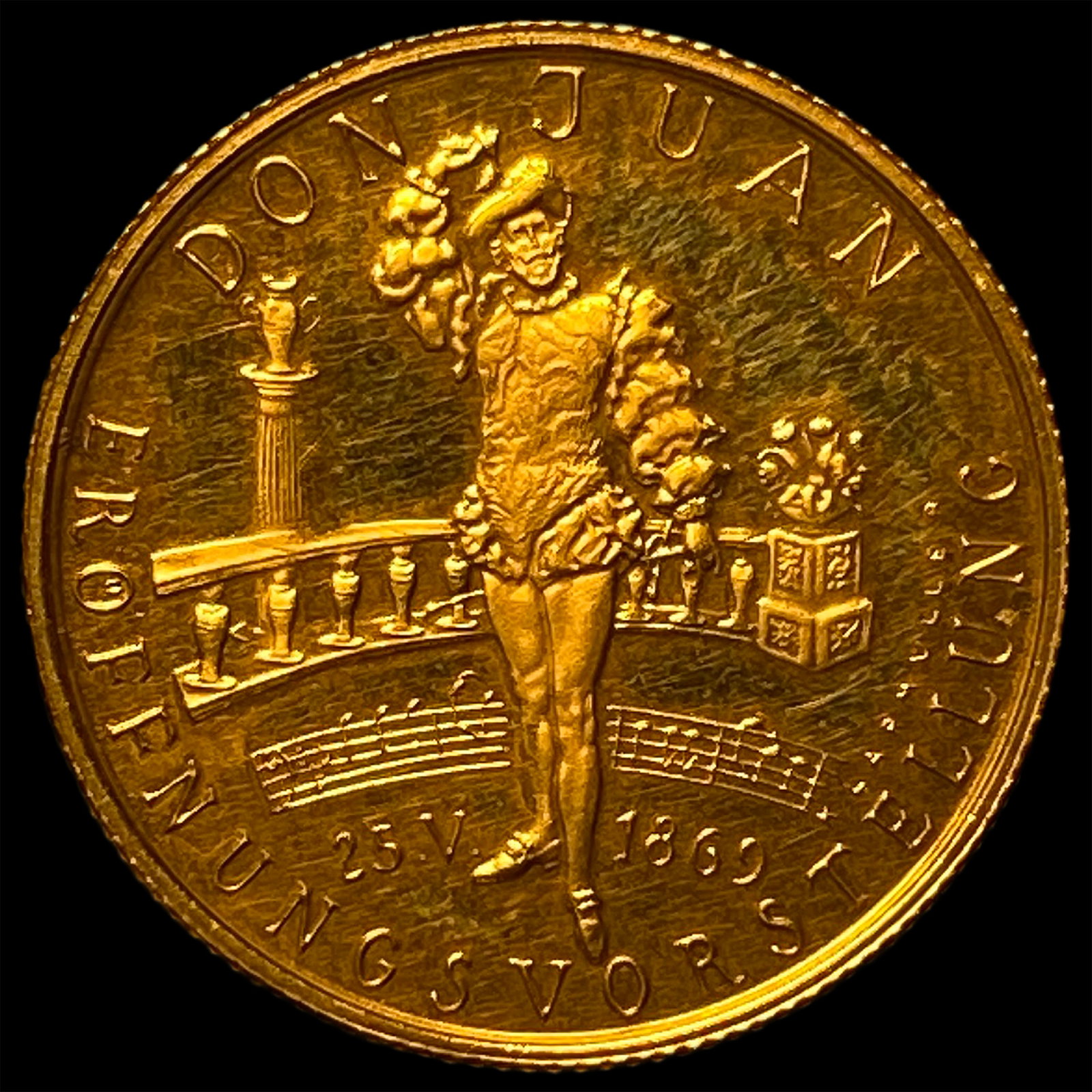 Austria 1969 Gold 100 Schilling Wiener Oper. GEM PROOF: Austria 1969 Gold 100 Schilling Wiener Oper. GEM PROOF