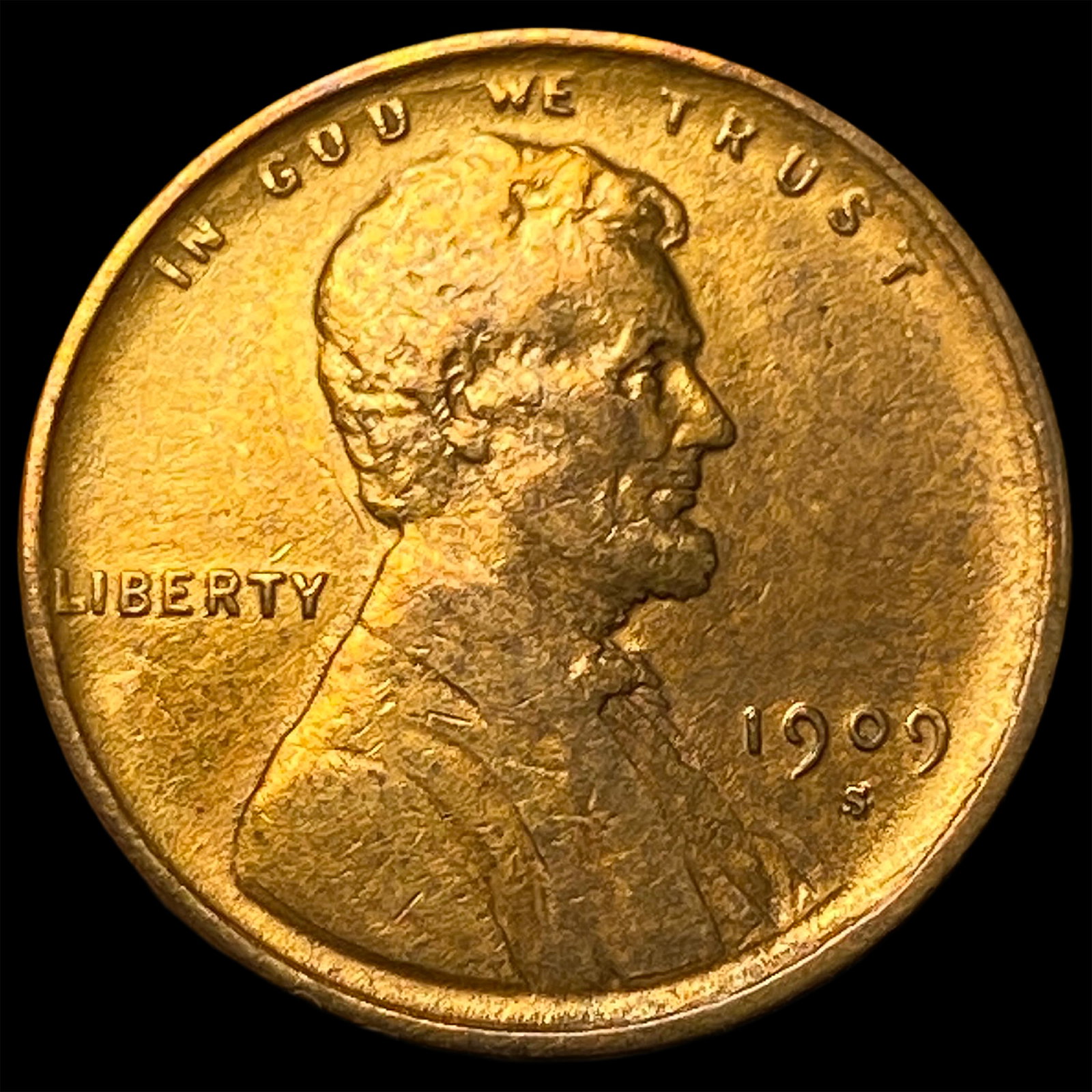 1909-S RD Lincoln Wheat Cent UNCIRCULATED: 1909-S RD Lincoln Wheat Cent UNCIRCULATED