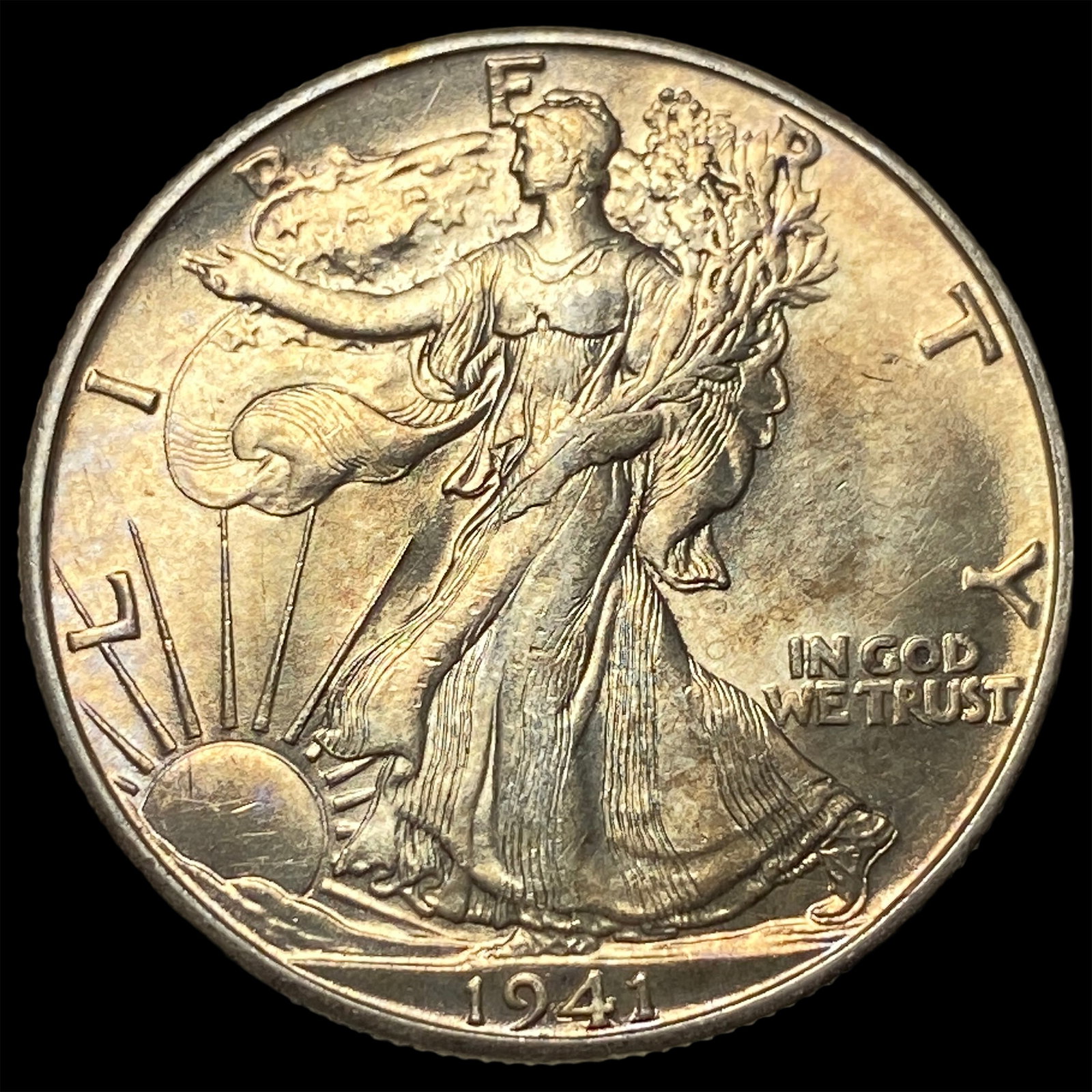 1941-D Silver Walking Liberty Half Dollar GEM BU: 1941-D Silver Walking Liberty Half Dollar GEM BU