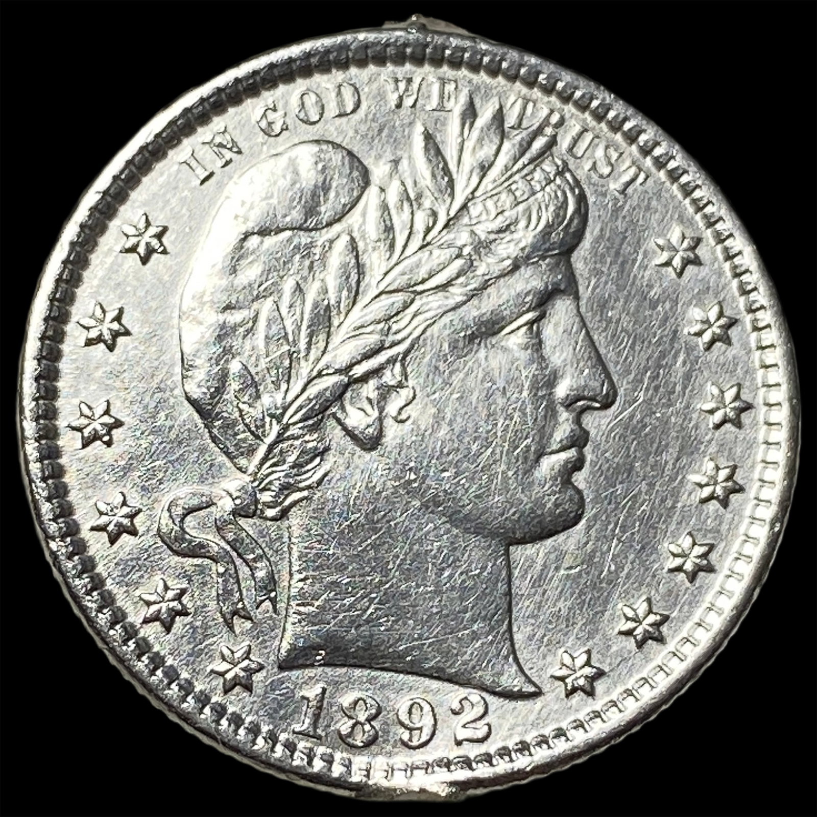1892 Silver Barber Quarter HIGH GRADE (1 of 2)