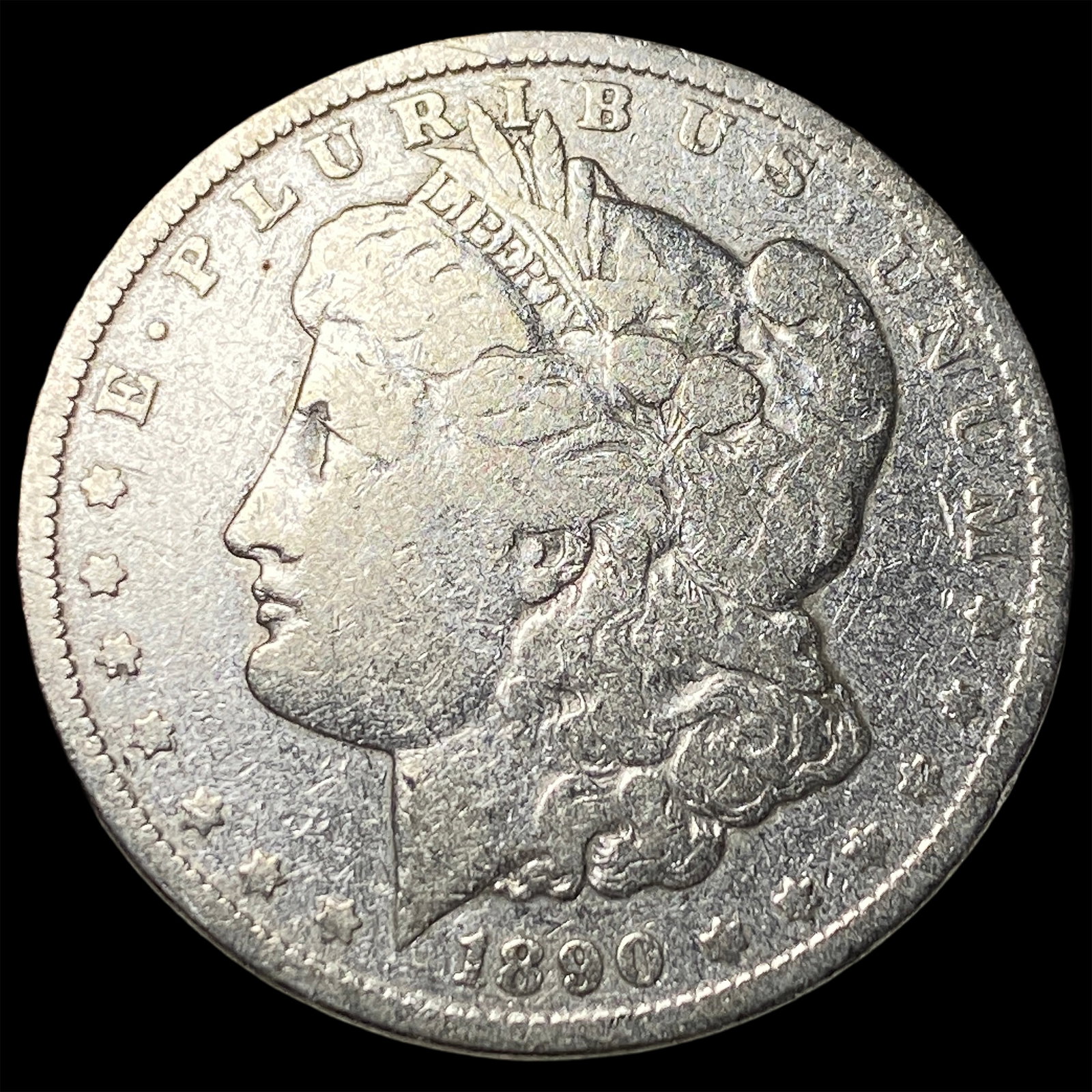 1890 Silver Morgan Dollar NICELY CIRCULATED: 1890 Silver Morgan Dollar NICELY CIRCULATED
