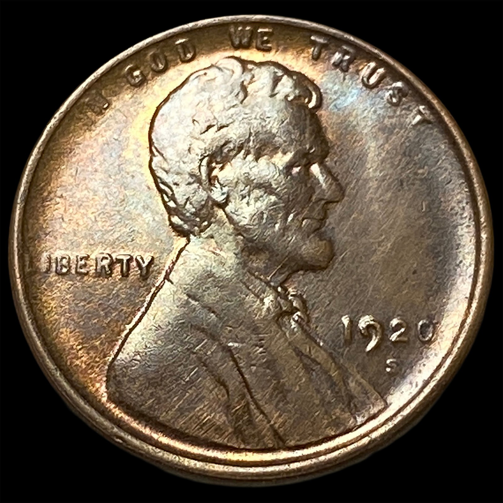 1920-S RB Lincoln Wheat Cent UNCIRCULATED: 1920-S RB Lincoln Wheat Cent UNCIRCULATED