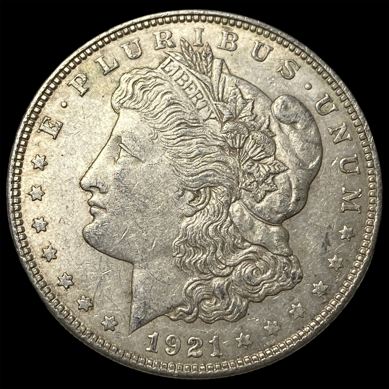 1921 Silver Morgan Dollar CLOSELY UNCIRCULATED: 1921 Silver Morgan Dollar CLOSELY UNCIRCULATED