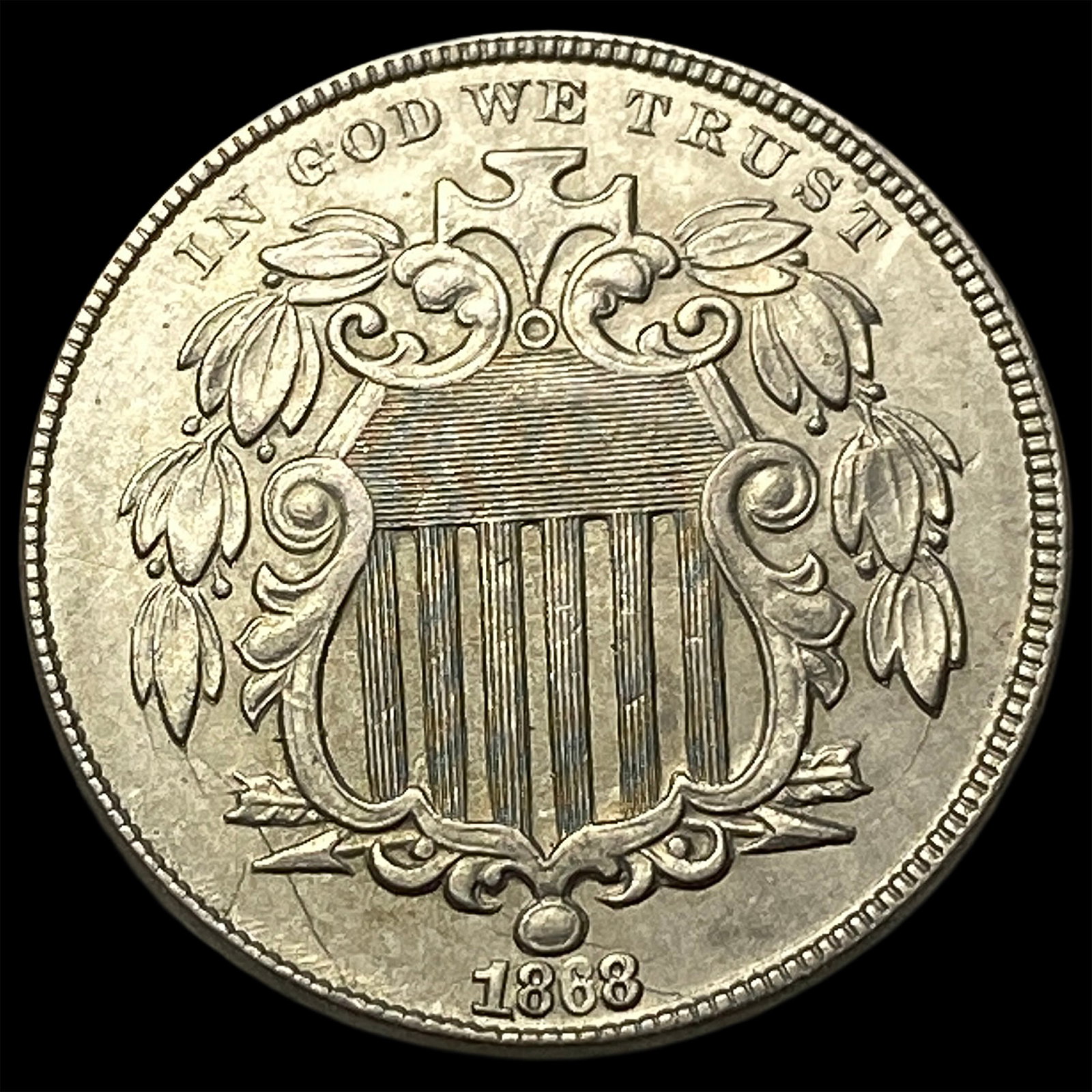 1868 Shield Nickel UNCIRCULATED (1 of 2)