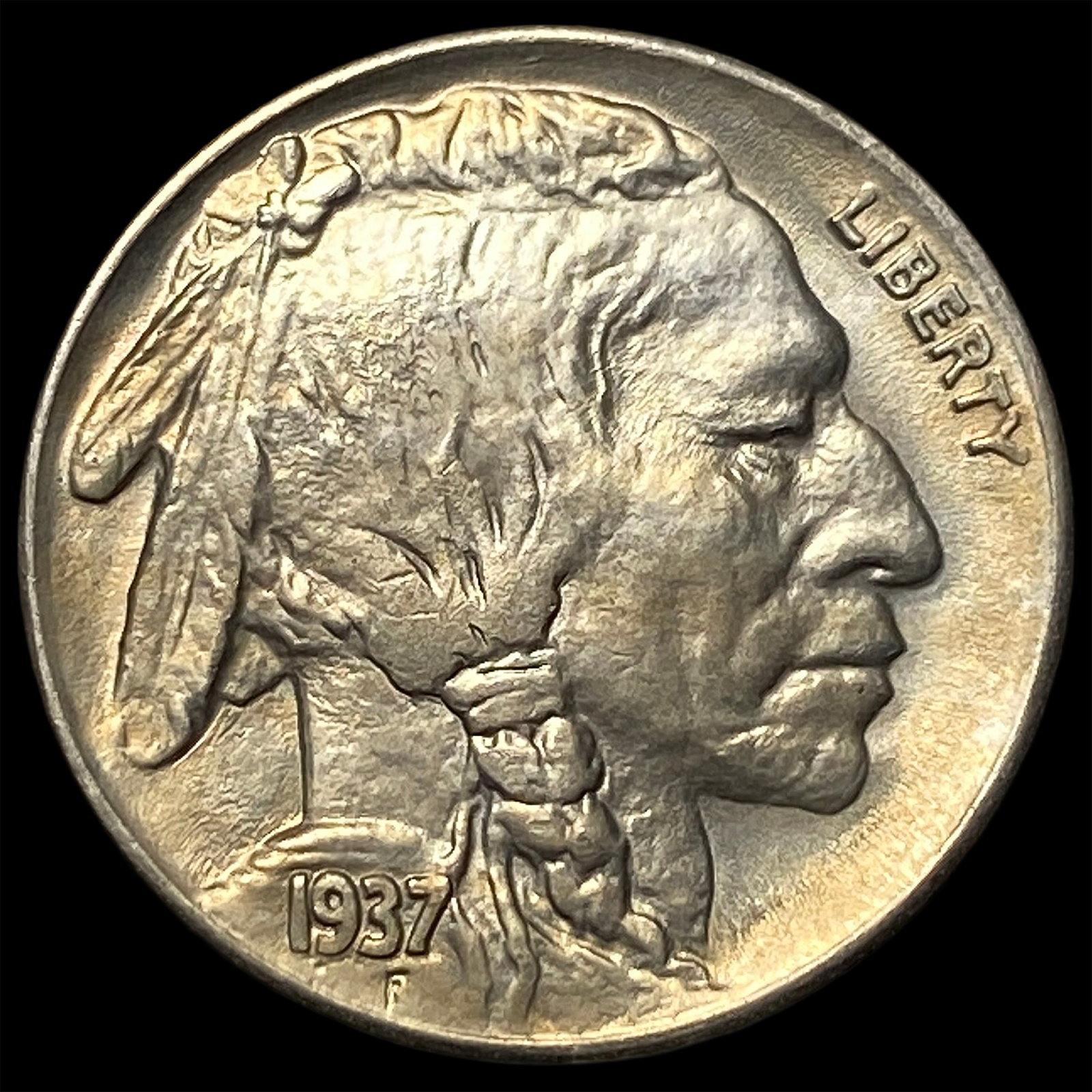 1937-S Nickel Five Cents Buffalo GEM BU (1 of 2)