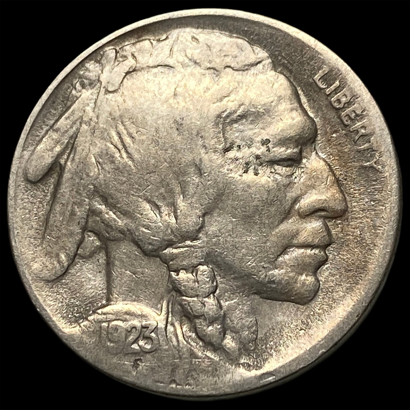 1923-S Buffalo Nickel NEARLY UNCIRCULATED (1 of 2)