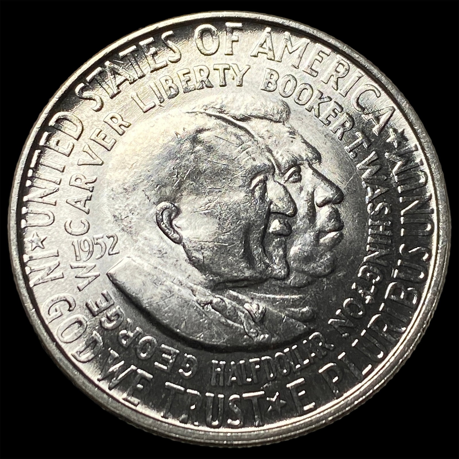 1952 Silver Booker T. Washington/Carver Half Dollar GEM BU (1 of 2)