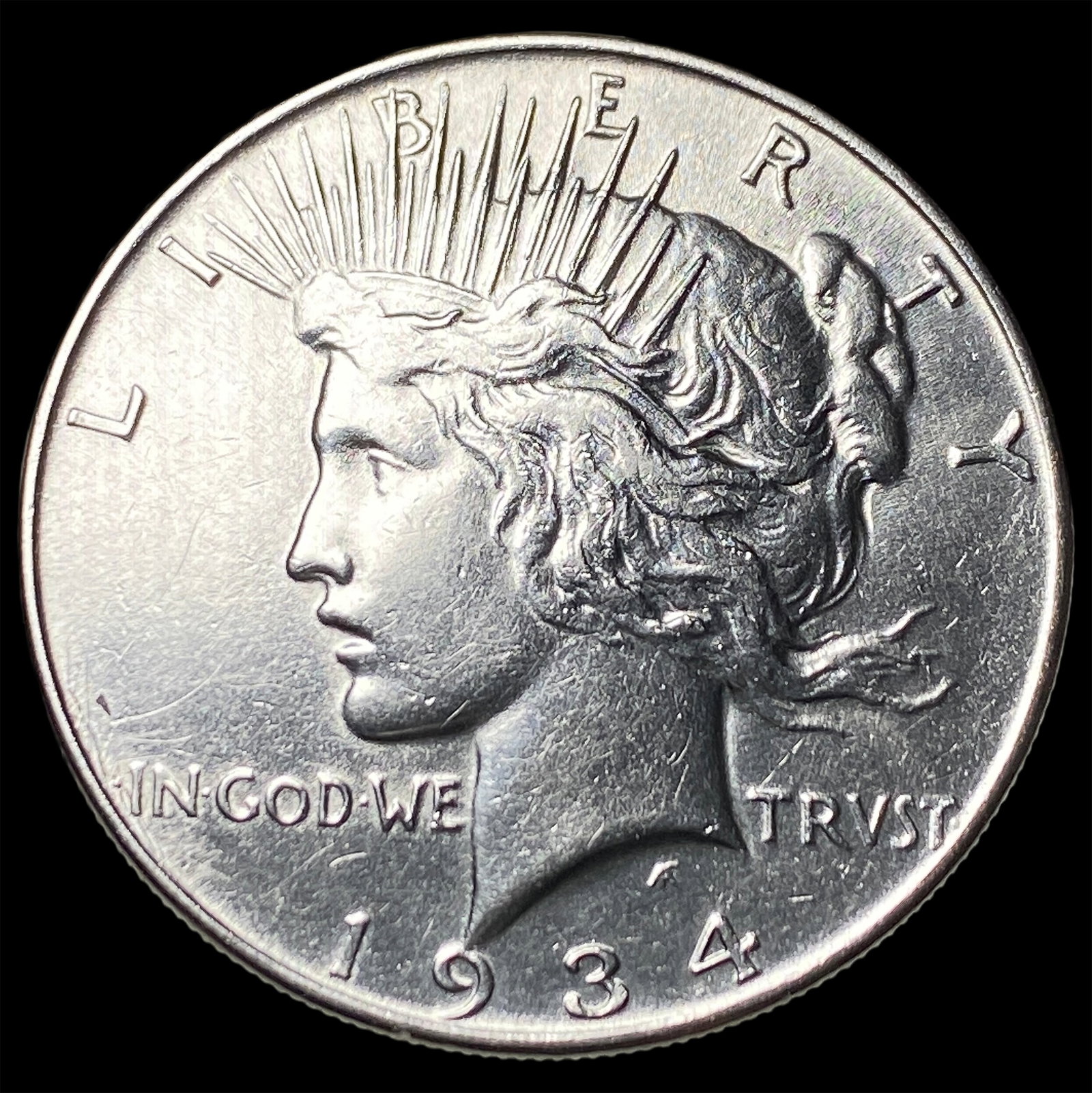 1934 Silver Peace Dollar CHOICE BU: 1934 Silver Peace Dollar CHOICE BU